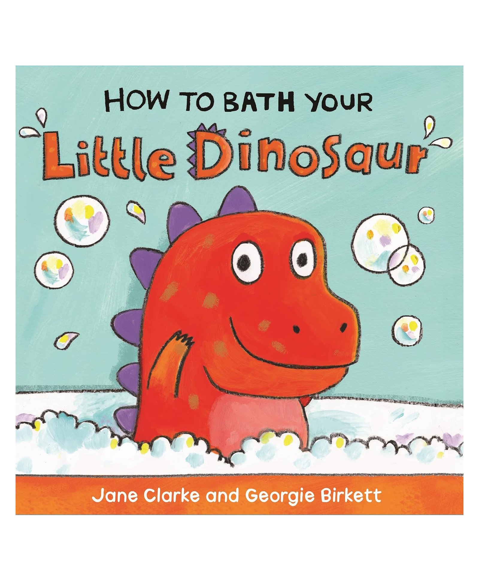 How to Bath Your Little Dinosaur Board Book By Jane Clarke - English-image-47