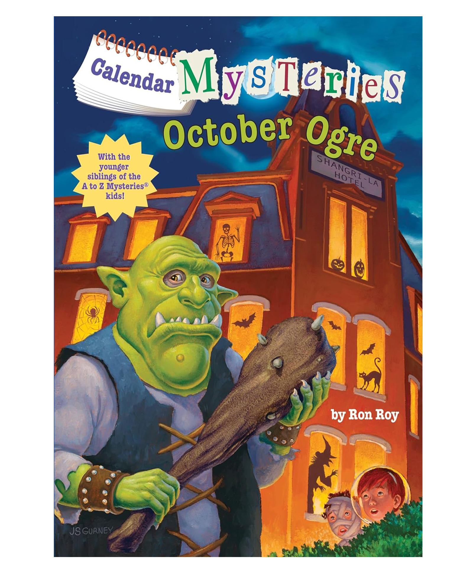 Calendar Mysteries #10: October Ogre By Ron Roy - English-image-8