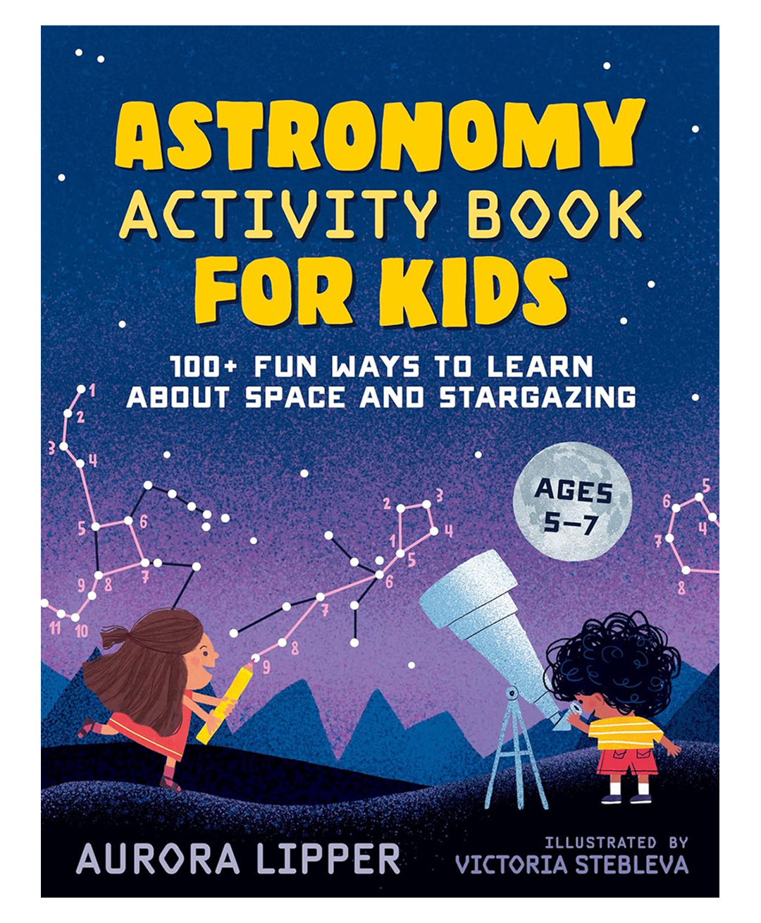 Astronomy Activity Book for Kids By Aurora Lipper - English