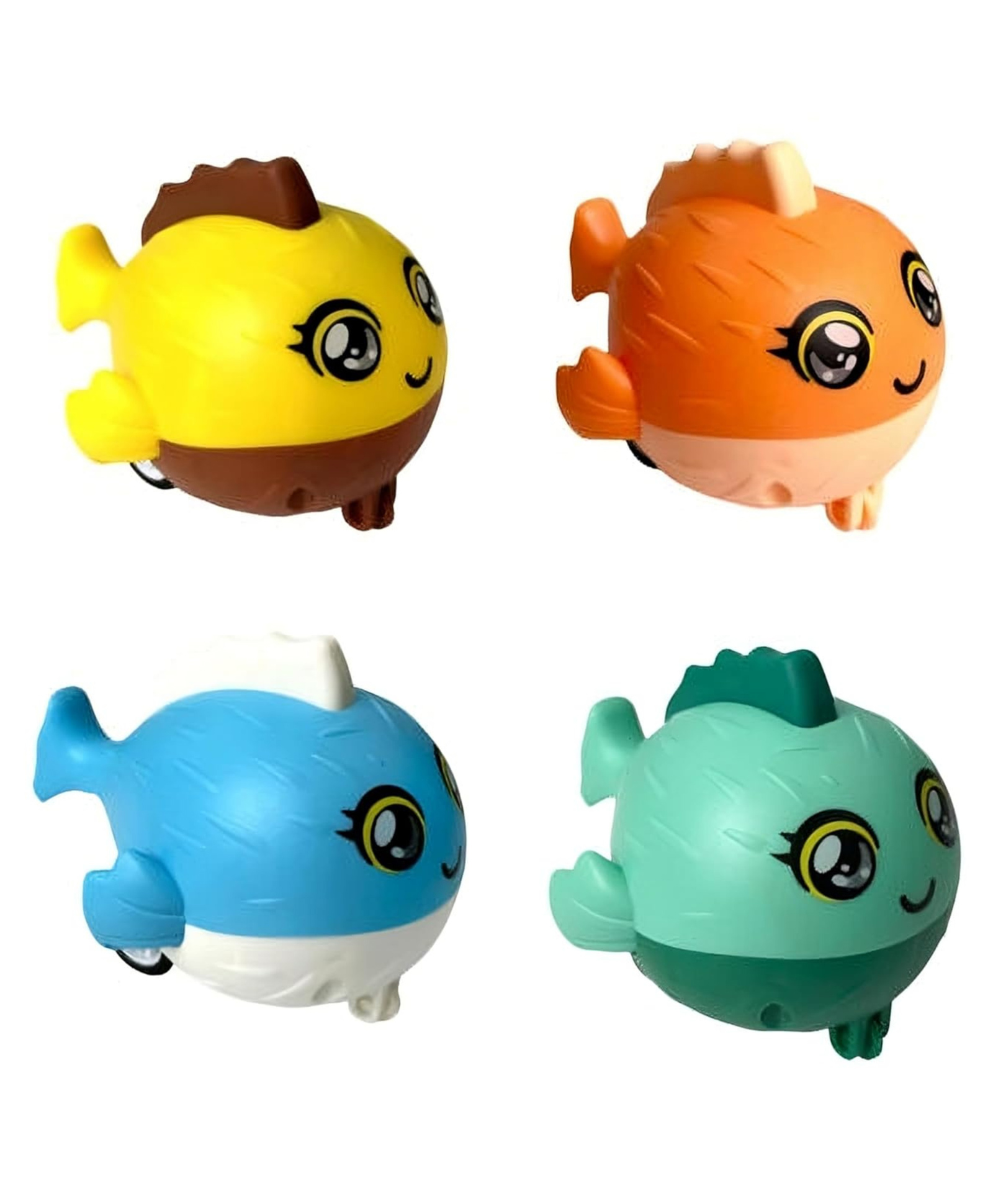 YAMAMA Press to Go Inertial Cute Puffer Fish Toy for Kids Safe And Durable Baby Interactive Toy for Toddlers - (Pack of 3 - Design And Color May Vary)-image-37