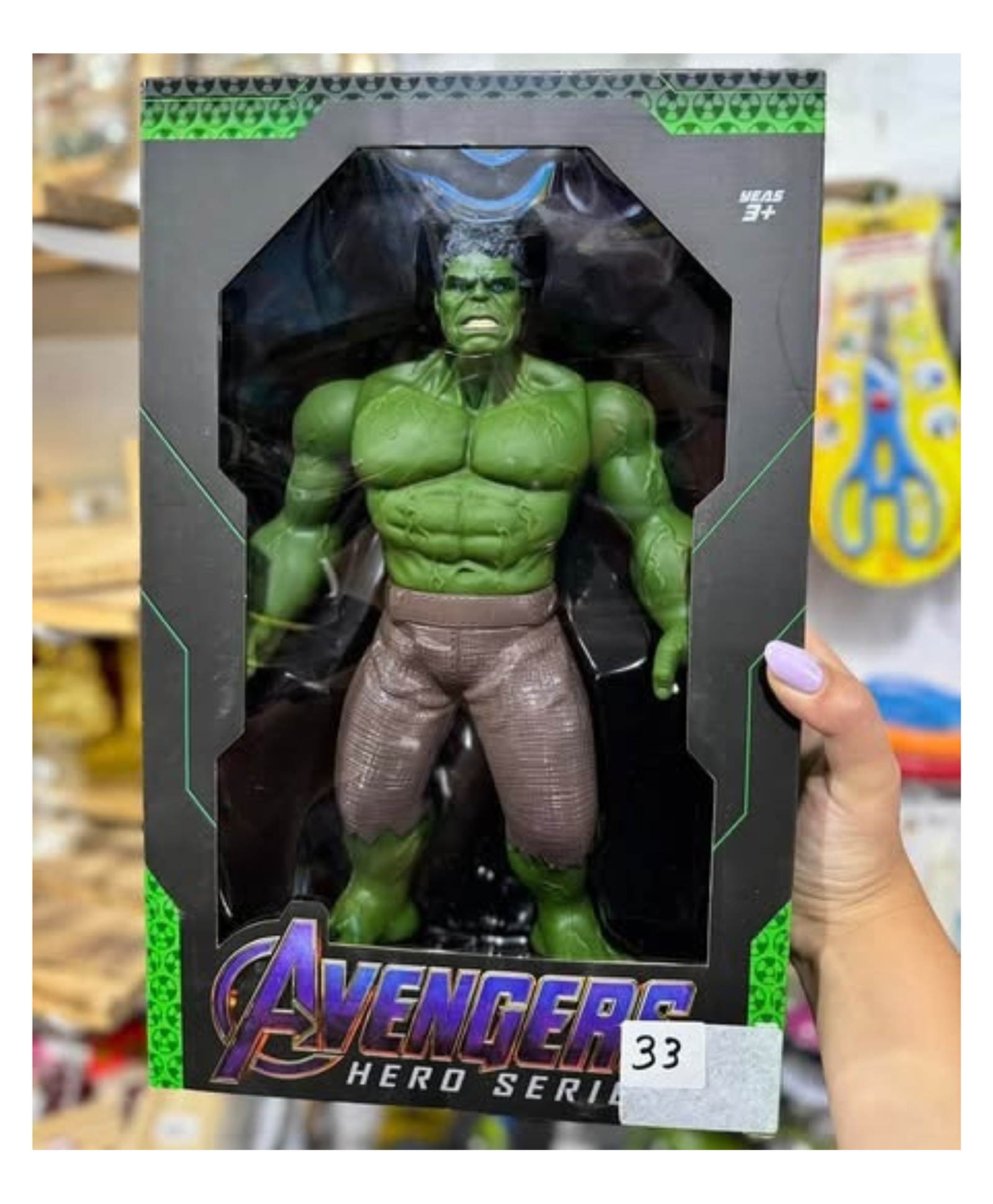 YAMAMA Hulk Action Figure Avenger Hero Toys For Kids And Adults Fun Entertaiment Action Figures And Collectible Kids Toys - Green-image-43