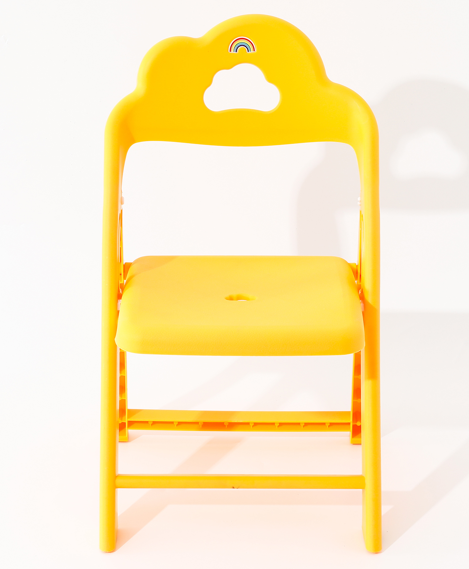 fab n funky Kids Portable Non-Slip Folding Chair | Light Weight | Anti-skid Legs| No Assembly Required| Indoor and Outdoor - Yellow-picture-27