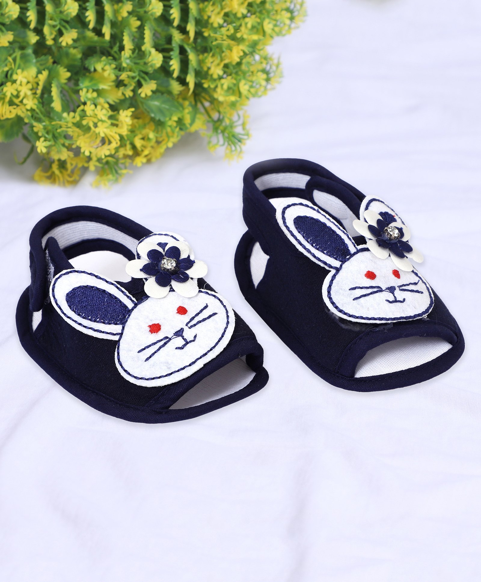 Coco Candy Bunny Applique Detailed Sandals - Blue-picture-27
