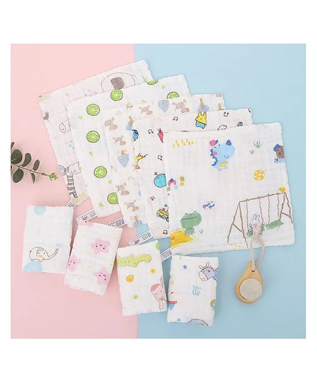 boxot impexWash Cloth 100% Cotton Set of 4-image-1
