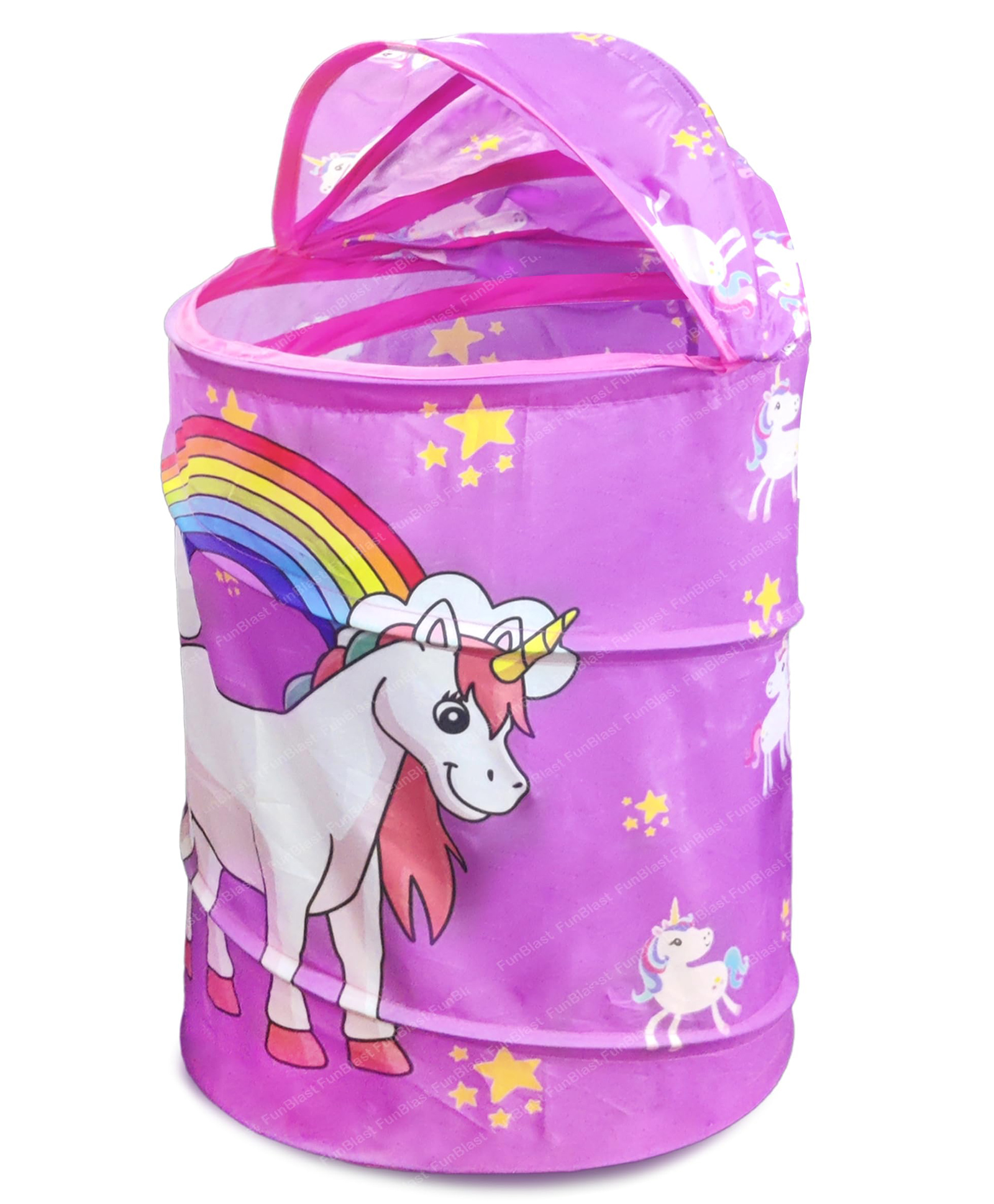 Bunie Unicorn Print Multipurpose Foldable Storage BagMulticolor-image-2