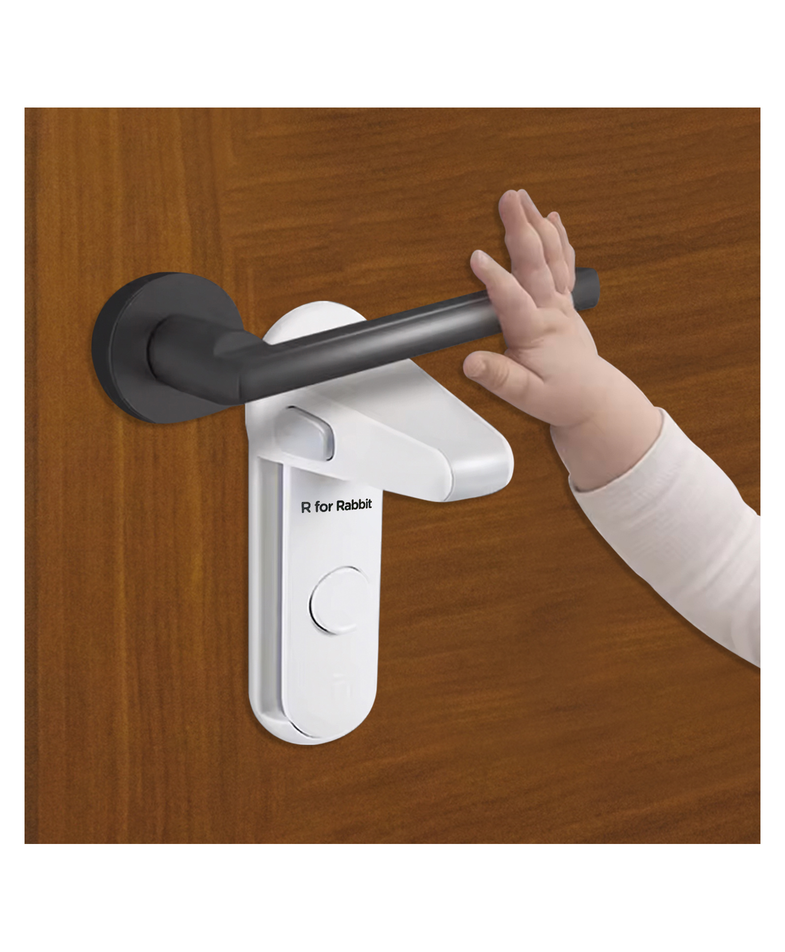 R for Rabbit Protector Plus Door Handle Stopper - White-picture-20