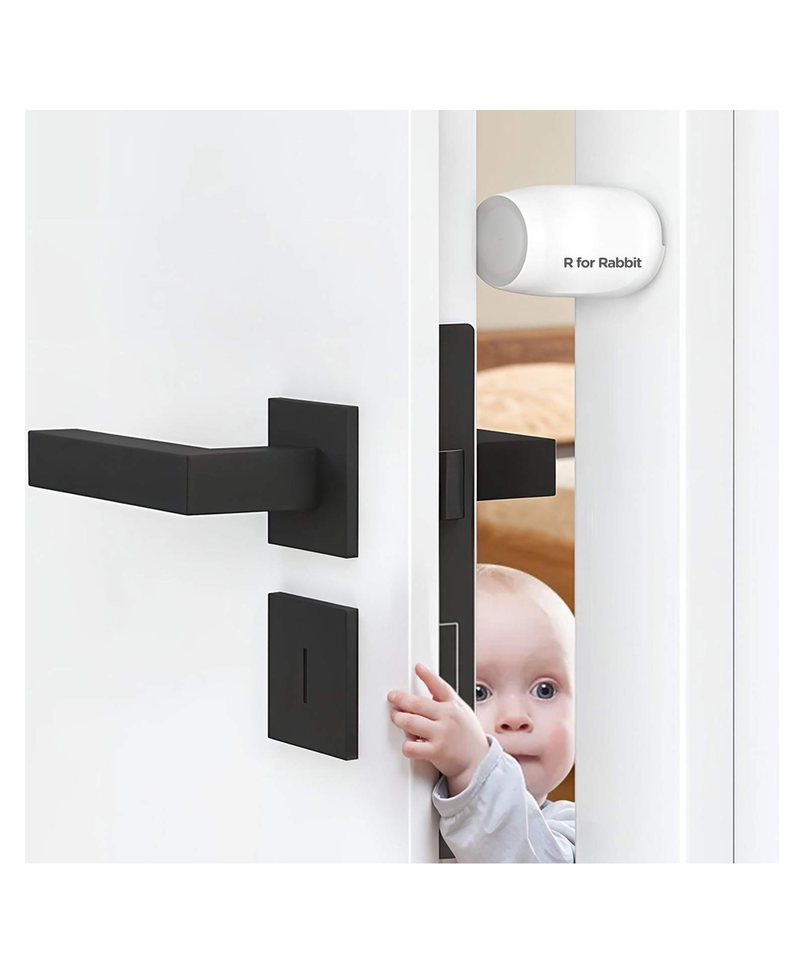 R for Rabbit Protector Plus Door Stopper - White-picture-23