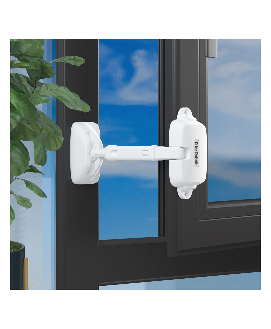 R for Rabbit Protector Plus Window Locker - White-picture-40