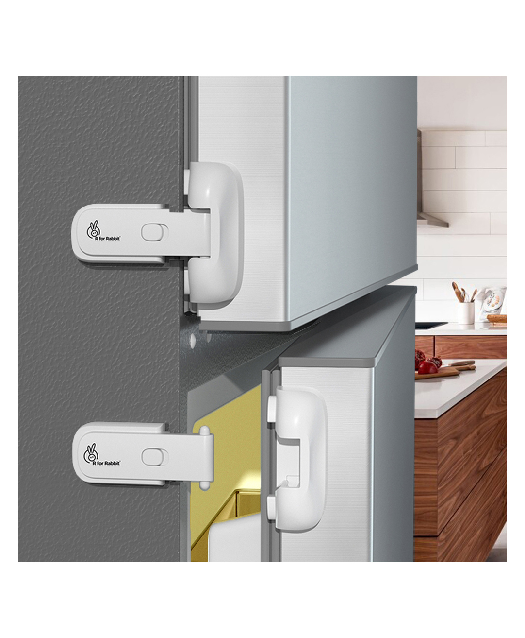R for Rabbit Protector Plus Fridge Locker - White-picture-29