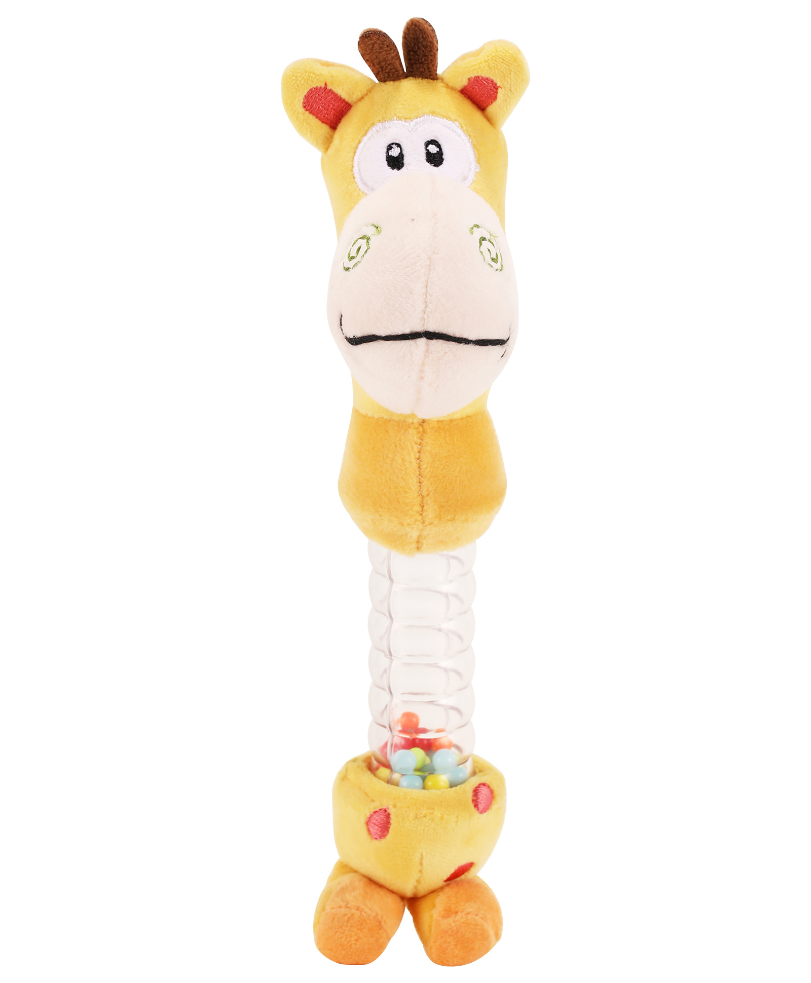 Nuluv Giraffe Rattle Toy, Soft Toy with Rattle Sound, Rattle - Multicolor-image-21