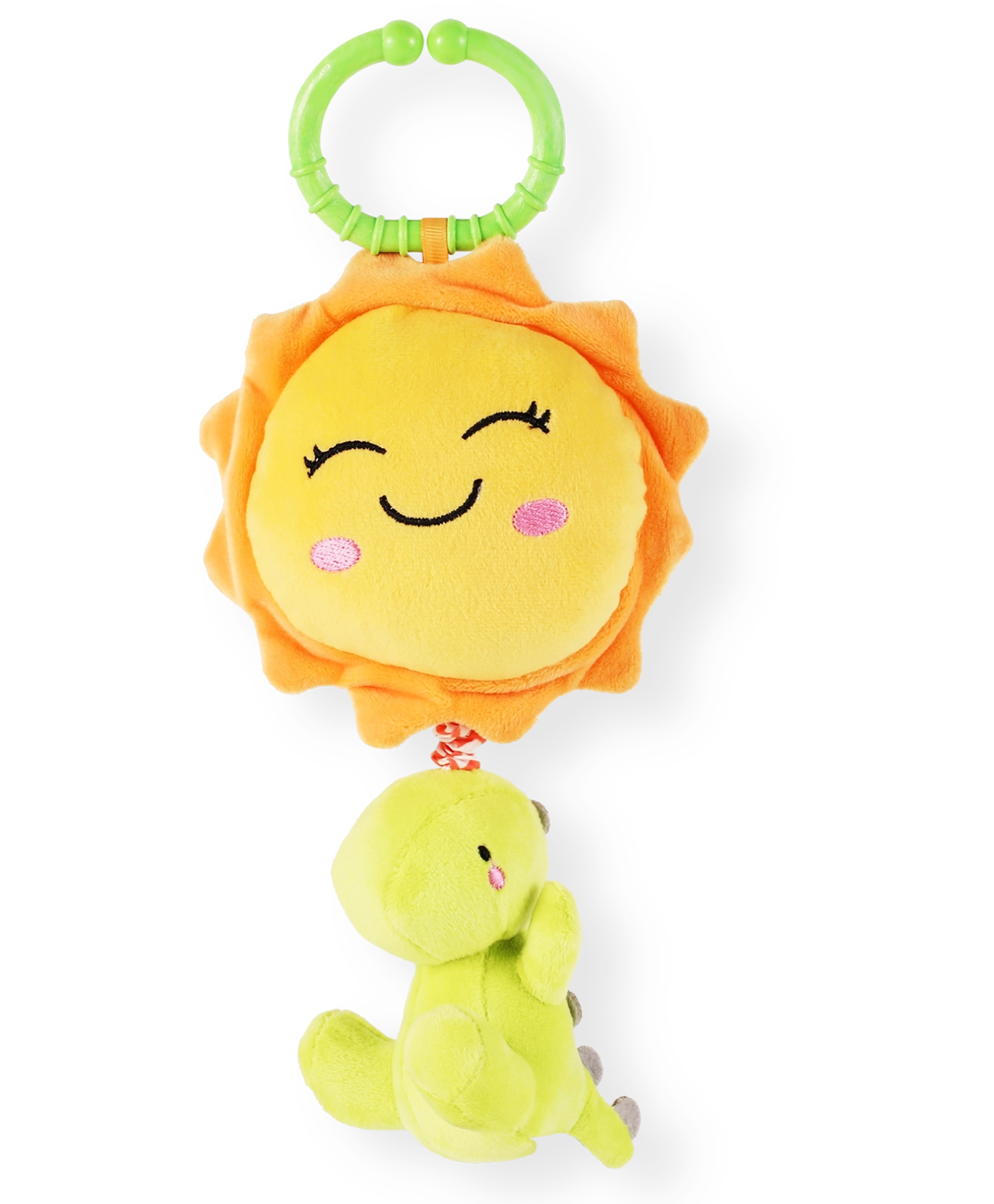 Nuluv MusicalSoft Toy for Babies, Plush Dinosaur with Soothing - Yellow-image-45