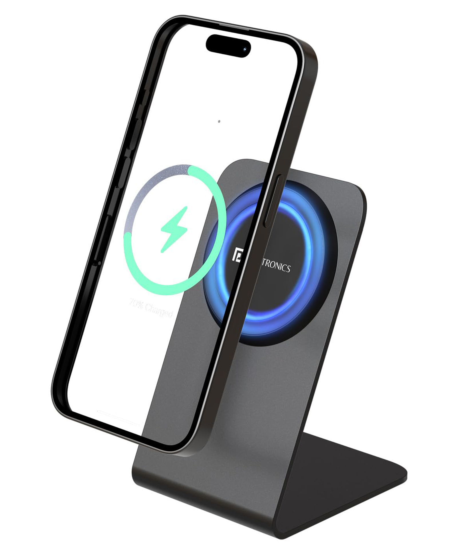 Portronics POR-2135 Flux 2 15W Qi2 Certified Fast Charging Wireless Charger, MagSafe Compatible, Best iPhone 16/16 Plus/16 Pro/16 Pro Max, iPhone 15/15 Plus/15 Pro/15 Pro Max, iPhone 14/13/12 (Black)-image-39