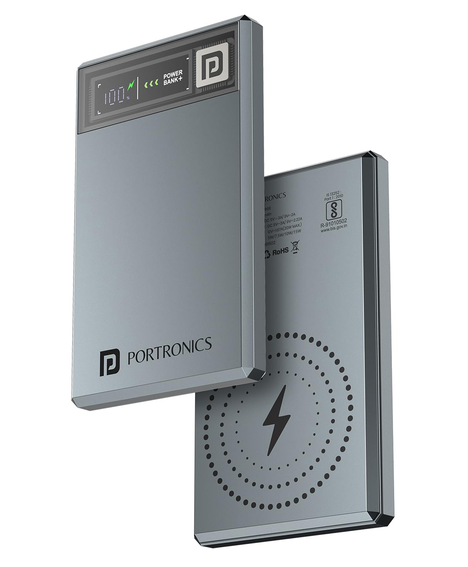 Portronics POR-2668 Magclick 5k 5000mAh Slim Magnetic Fast Charging Wireless Powerbank With 20W Wired Output, 15W Wireless Output,Best for iPhone 12 & above, Android Devices + Magnetic Ring-picture-15