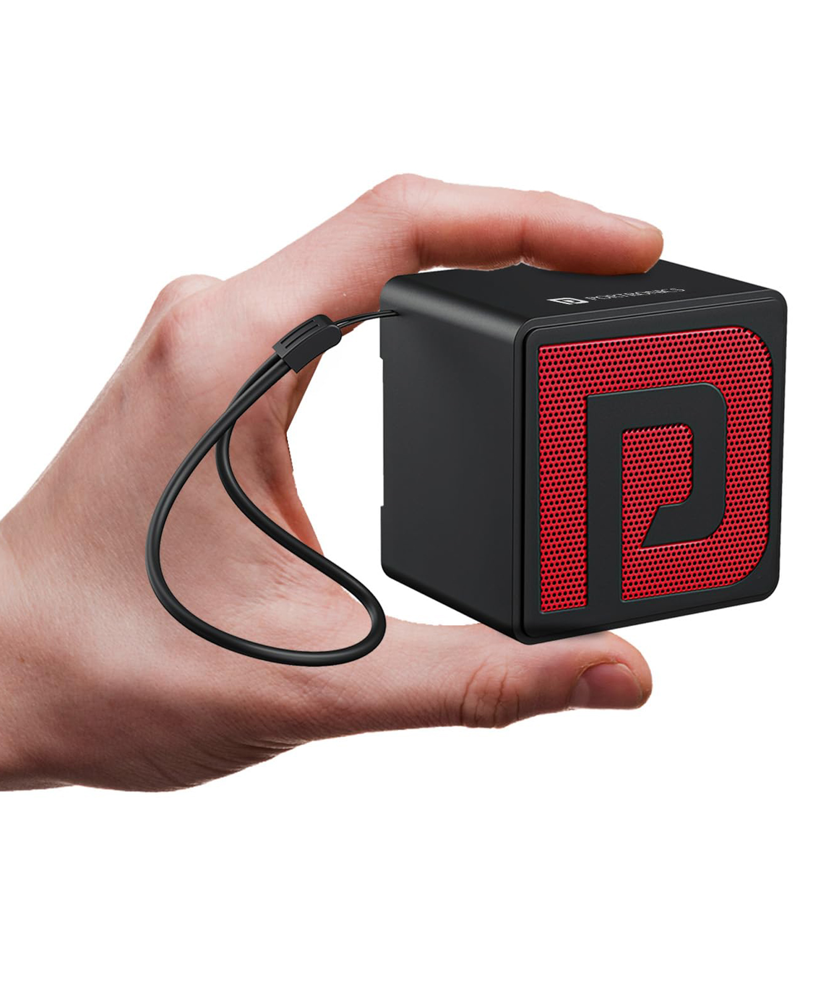 Portronics POR-2727 Nugget 3W Mini Pocket Bluetooth Speaker with Upto 4 Hours Playtime, HD Sound, Bluetooth 5.4V, Mini Speaker, Strong Lanyard, Light Weight, Type C Fast Charging(Black)-image-10