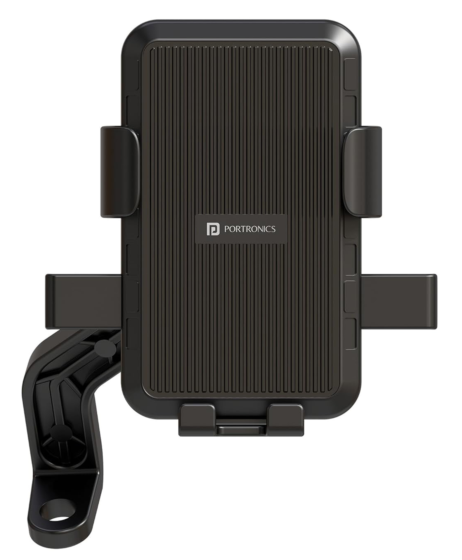 Portronics Mobike 5 Scooty/Scooter Phone Holder with Mirror Mount, 360 Degree Rotation, Strong Grip, Compatible with 4.7" to 7.2" Smartphone, Mobile Stand for Scooter, Cycle & Motorcycle (Black)-image-33