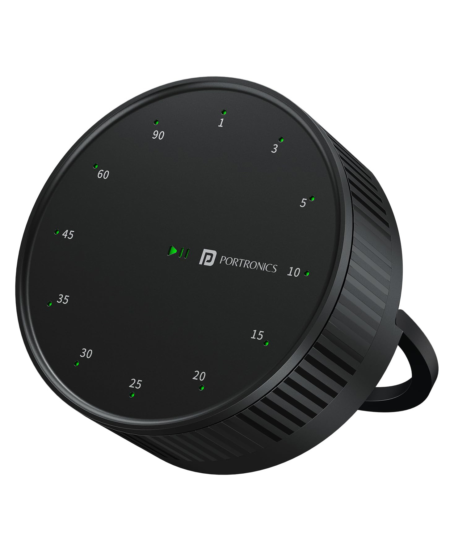 Portronics POR-2911 Tixie Rotational Countdown Timer with 12 Timing Gear & Magnetic Attachments, LED Indicator, Anti Slip Silicone Pad, Countdown Timer Studying, Cooking, Yoga, Meditation, (Black)-image-45