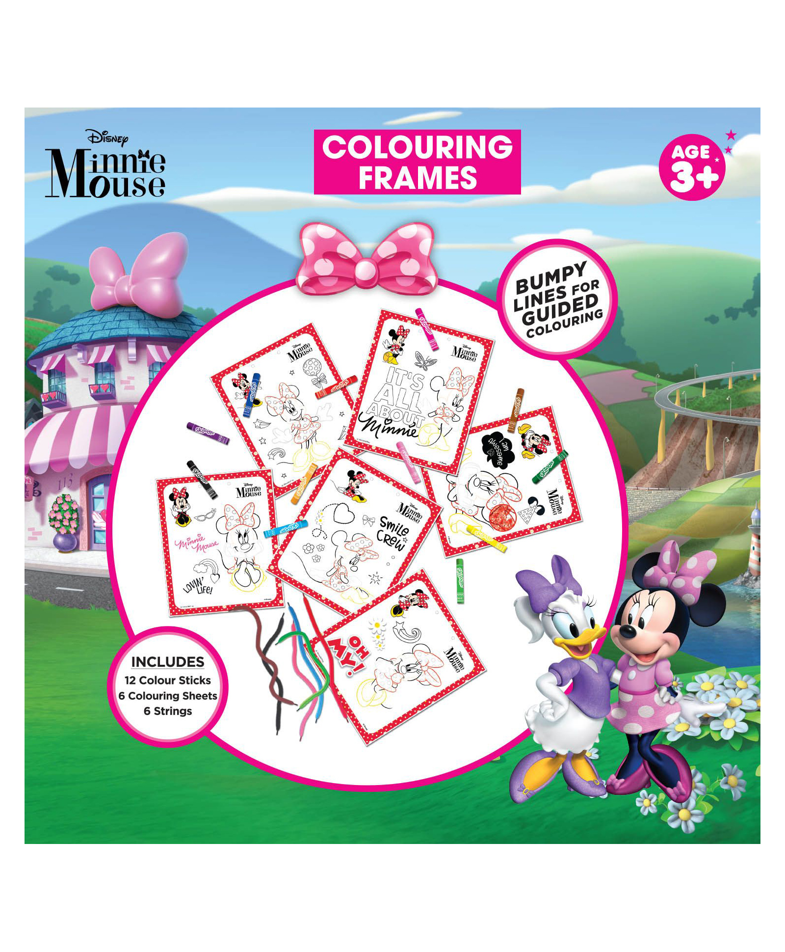 Disney Minnie Rainbow Colouring Frames - Multicolor-image-45