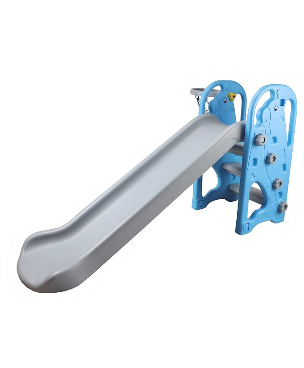 JoyRide GiraffeBaby Slide - Garden Slide in Giraffe Shape Along with One Basket Ball for Kids - Easy to Assemble and Use - Unbreakable Plastic - Indoor and Outdoor Use - Age Recommended2 Years and up BLUE-image-49