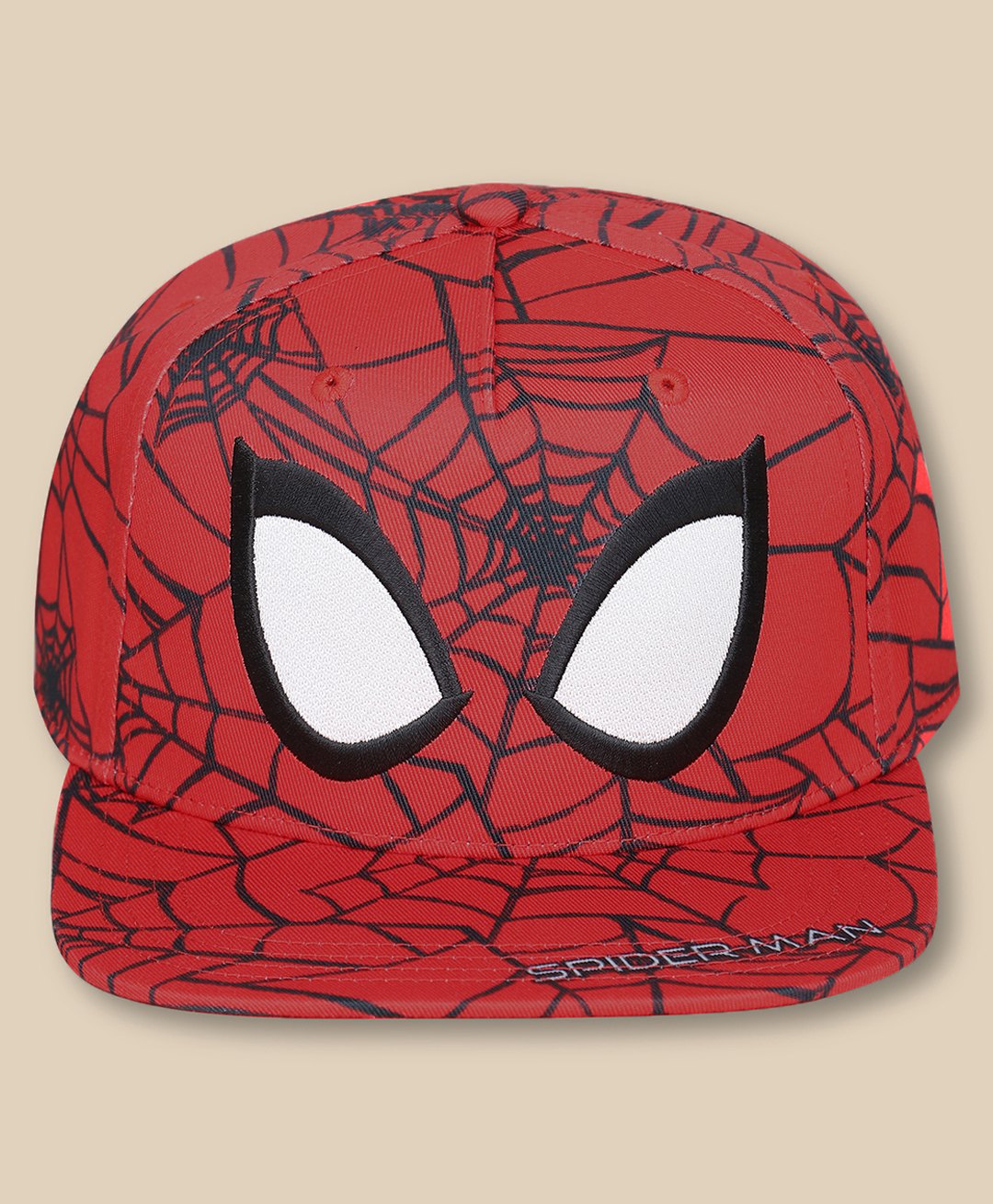 Kidsville Marvel Avengers Featuring Spiderman Character Printed Cap - Red-picture-27
