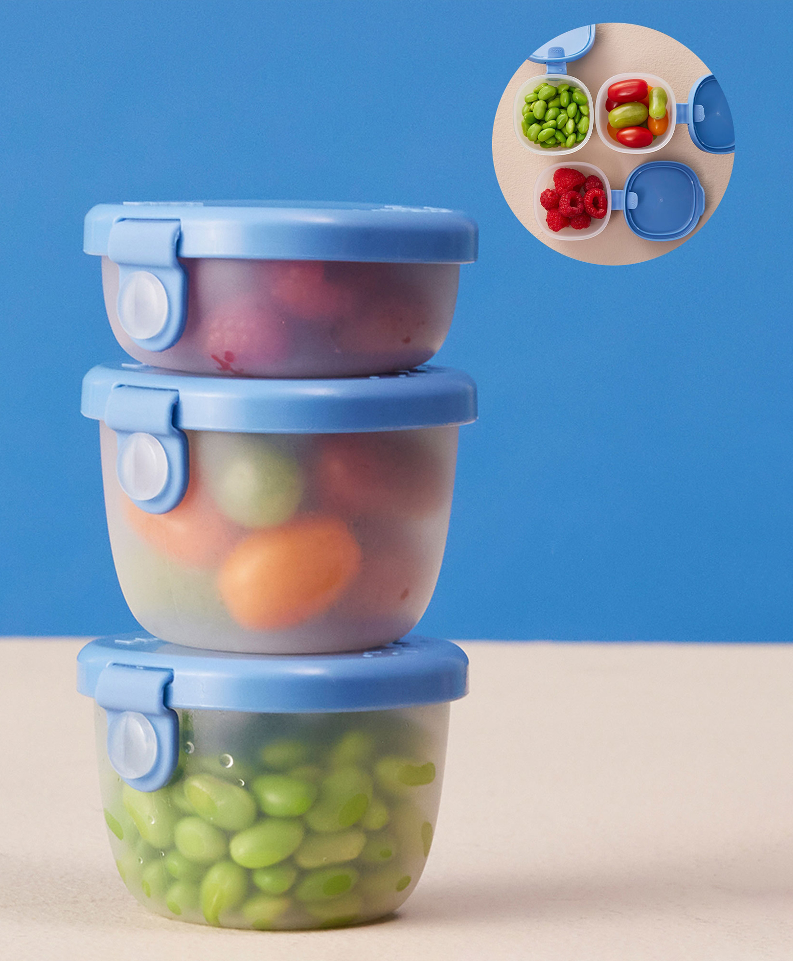 b.box Portable Snack Tubs - Pack of 3- Ocean Blue-picture-47
