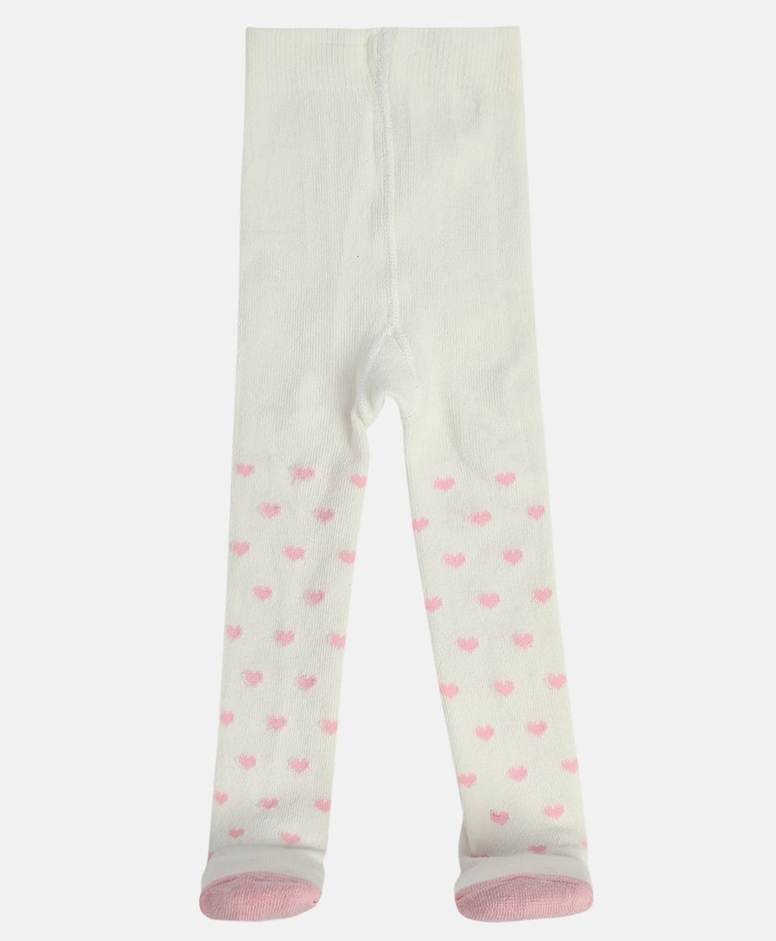 MINI KLUB Cotton Hearts Designed Stockings - Off White-picture-30