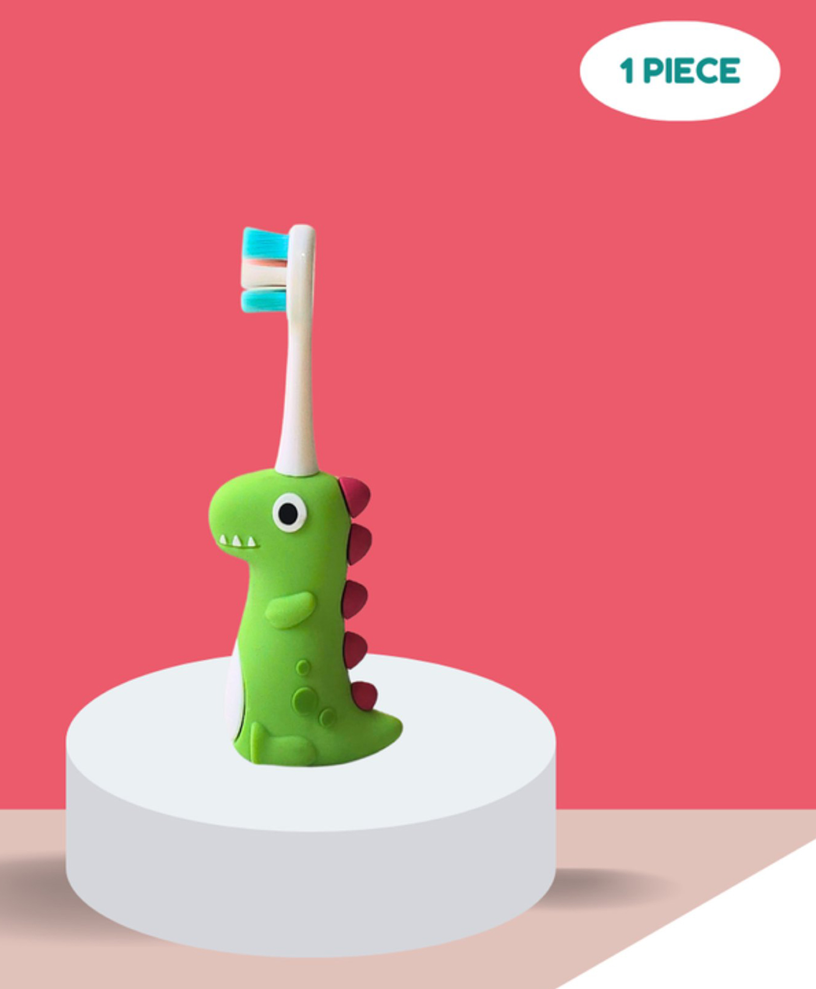 Puchku Soft Bristles Dino Small Toothbrush For kids ( Pack of 1, Multicolor)-image-19