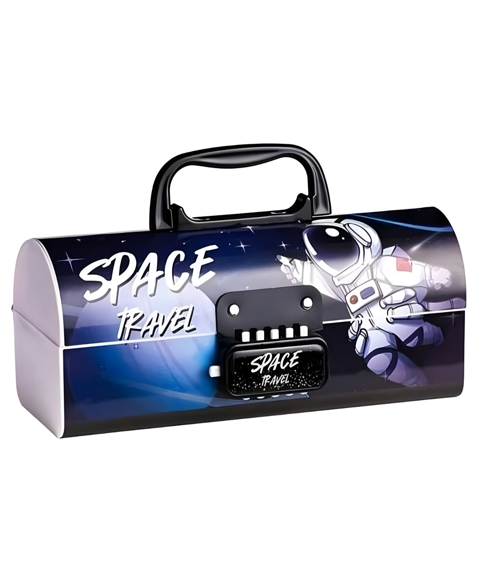 SCHOOLISH Space design pencil case Spacious Interior Suitcase Style Password Lock Case, Multi-Layer, Stationary Organizer Case For Kids- PACK OF 1- COLOR MAY VARY-picture-15