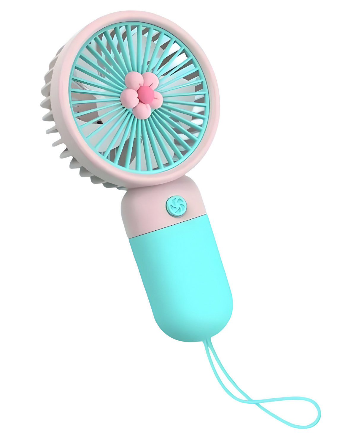 COZY VIBESMini USB Portable Handled Fan - 3 Speed Adjustable Fan USB Rechargeable, Quiet Operation, Battery Life, Ideal for Camping, Hiking, Office, Kitchen and Makeup- PACK OF 1- COLOR MAY VARY