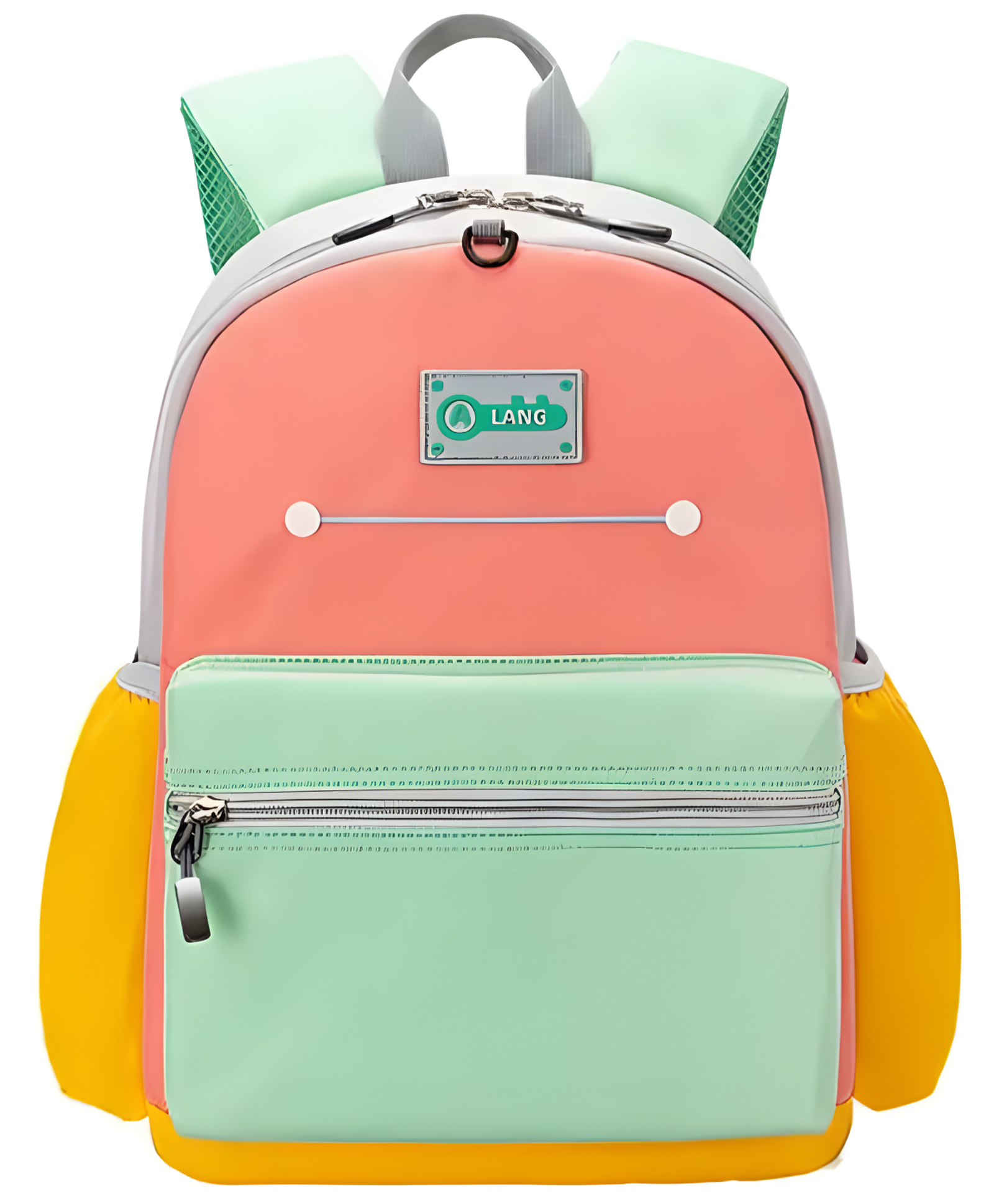 SCHOOLISH Large Capacity 3-12 Years Old Use School Bag High Quality Kindergarten Backpack - PACK OF 1 - COLOR MAY VARY - Height 14 Inch-image-2