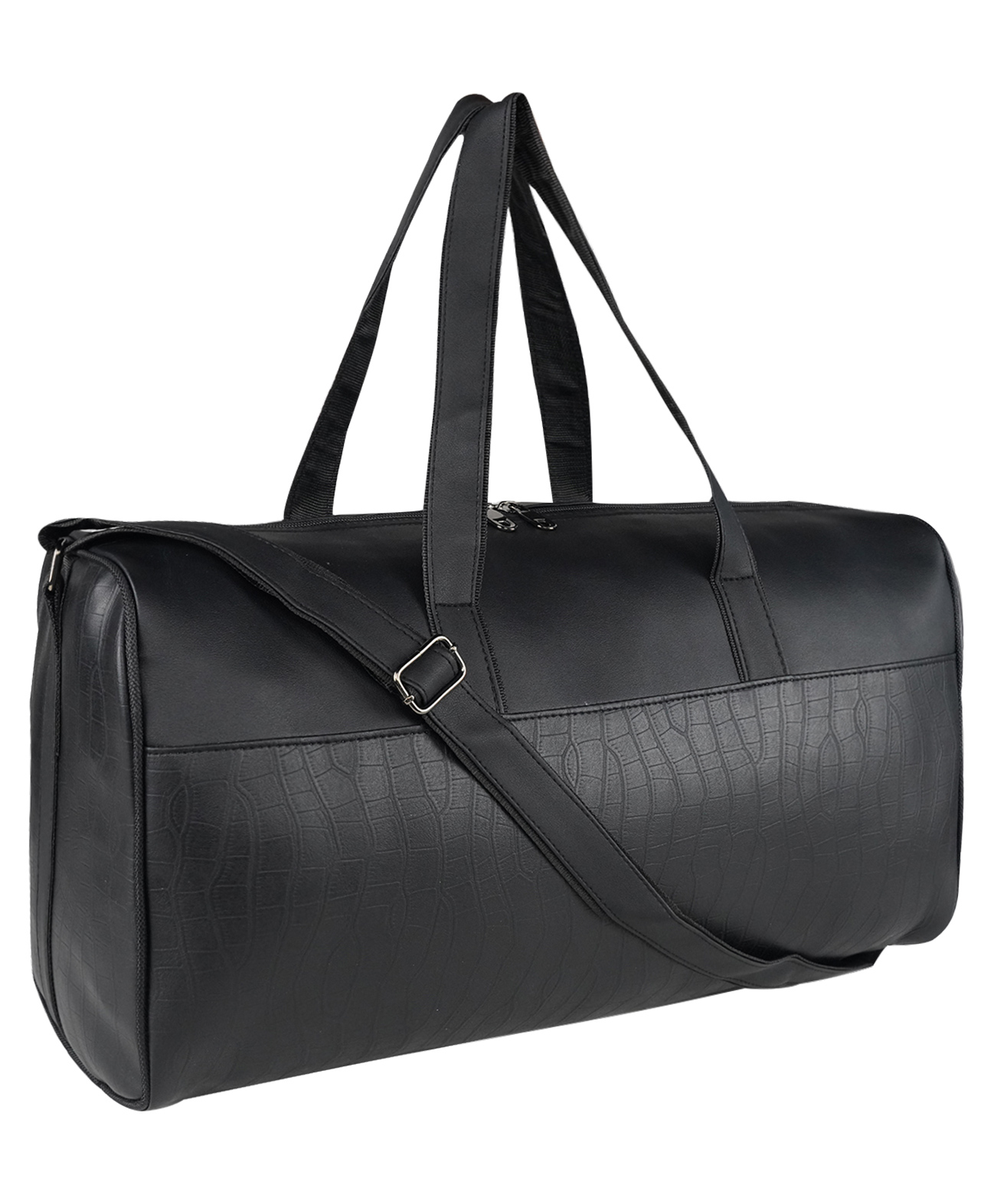 Mike Bags PU Amaze 26L Duffle Bag - Black-image-6