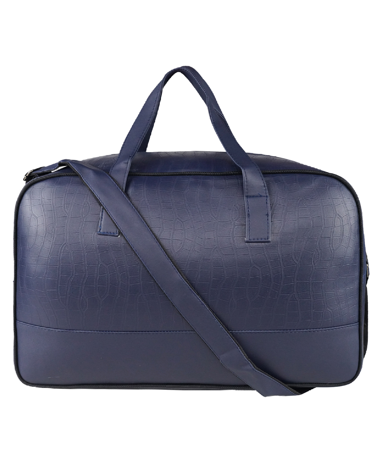 Mike Bags PU Fizz Duffle Bag - Navy Blue-picture-41