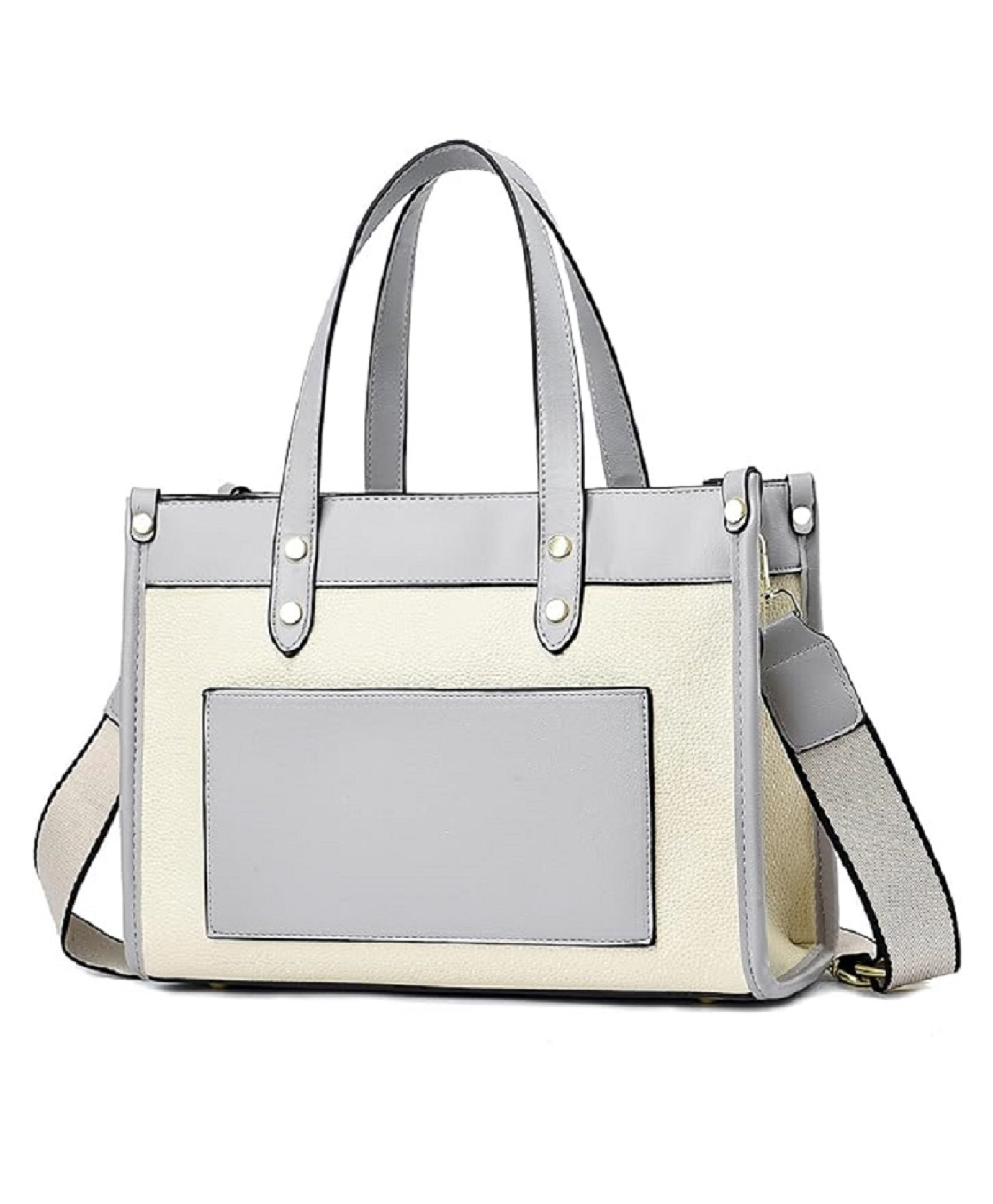 Lychee Bag Women PU Handbags Ladies Shoulder Totes Cross body Bags-image-2