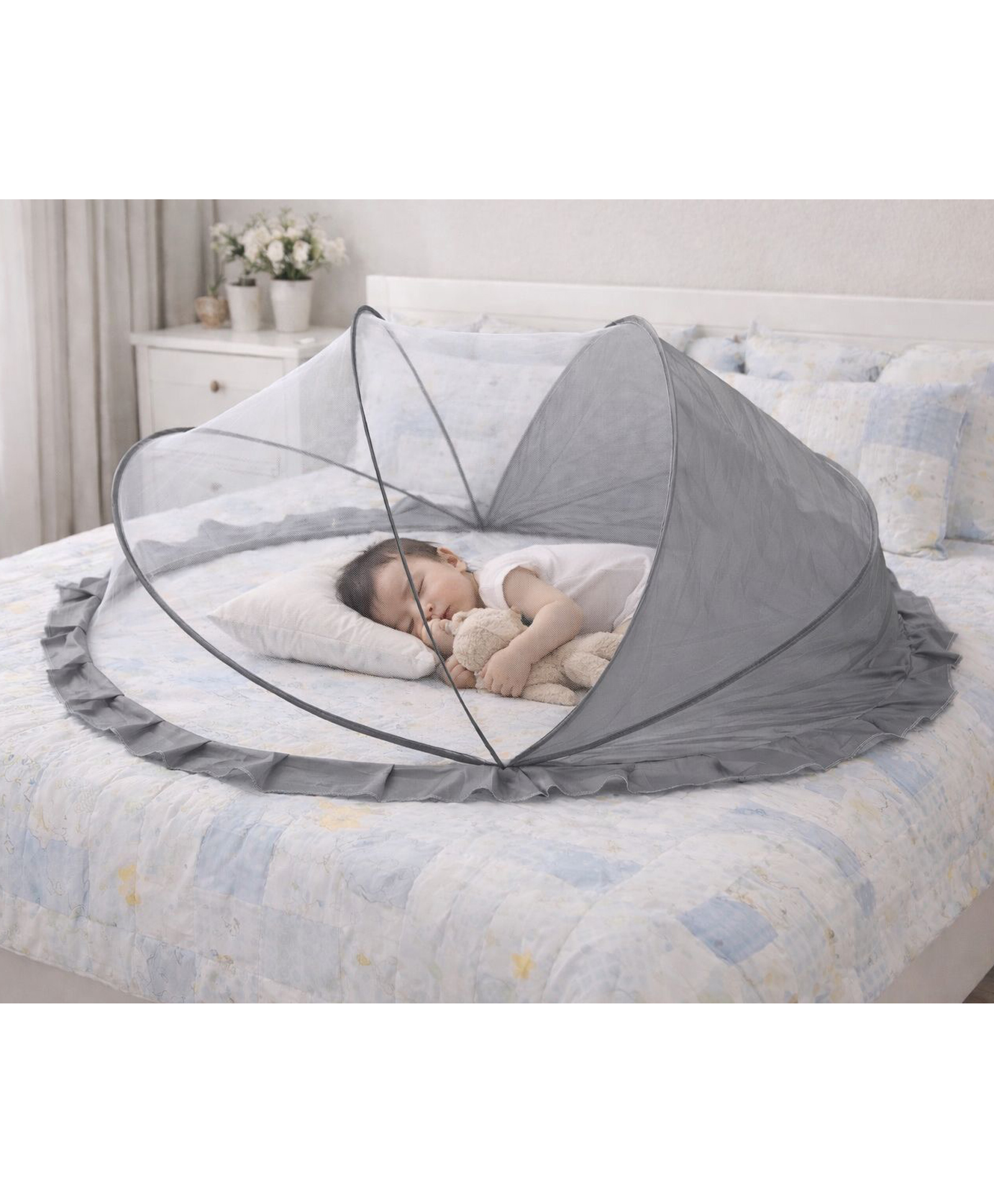 KIDS BASIC Baby Mosquito Net Large- Green-image-45