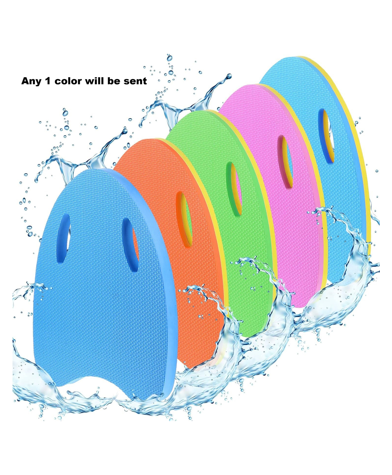 Azhari Anti-Slip Non-Toxic Fracture Resistant Swimming Swim Kickboard Kids Pack of 1 Color May Vary-image-23