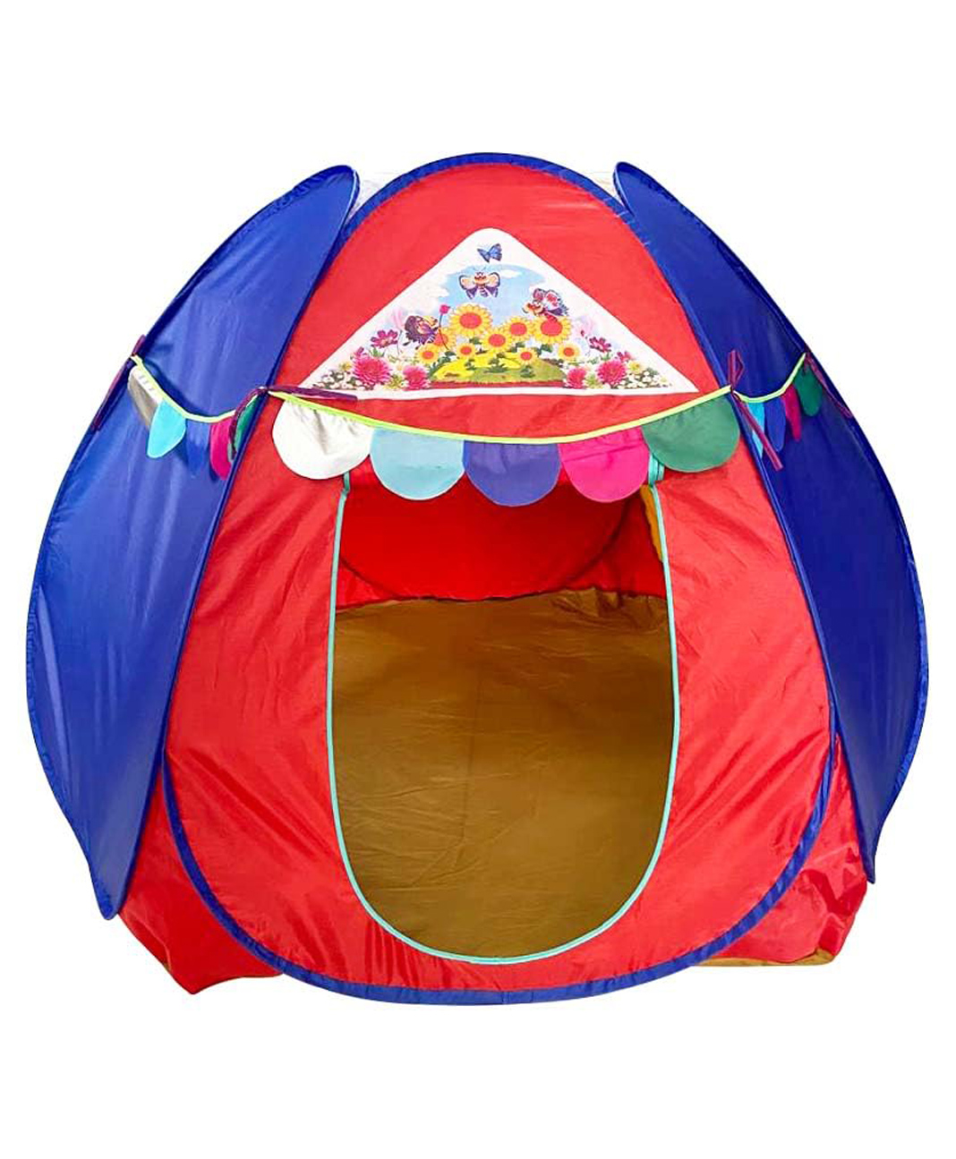 Homecute Hexagonal Igloo Type Foldable Play tent house for kids Small Size-Multicolor.-image-3