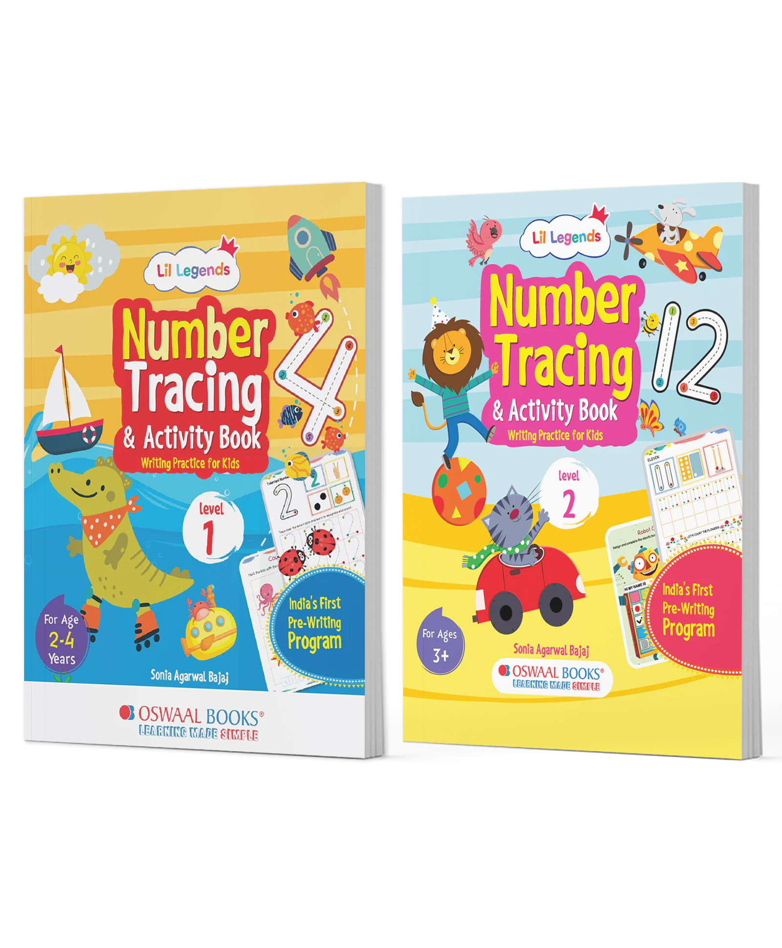 Lil Legends Number Tracing & Activity Book Bundle | Set of 2 Books for Kids | Writing Practice & Math Readiness | Age 24 Years | Early Learning & Fine Motor Skills - English-image-38