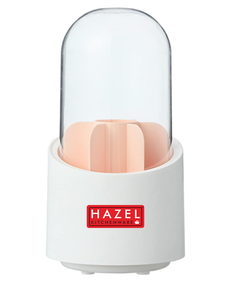 HAZEL Multi-Purpose Organizer for Kitchen Tools & Stationery | Holder with Lid for Spoon, Pen & More, Cream-picture-11