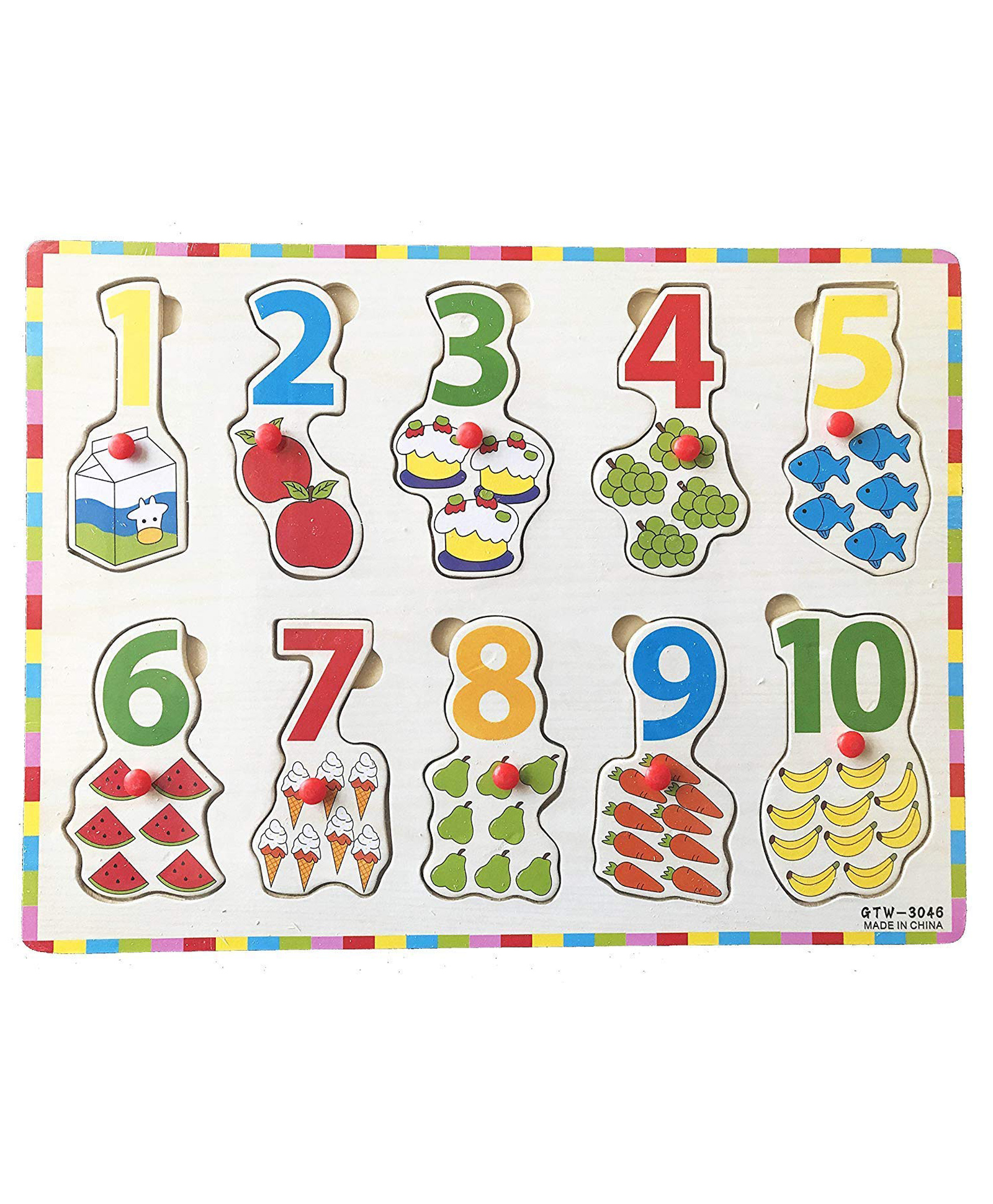 FunBlast Wooden Learning Board for Kids with KnobsMulticolor-image-12