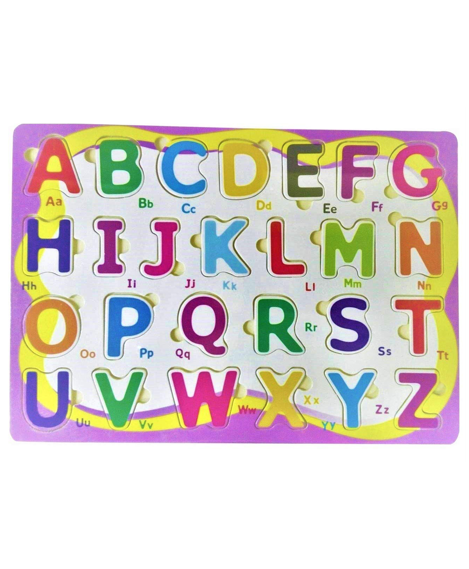 FunBlast Capital Letter Magnetic Puzzle Board Toy for Kids - 26 Pcs Multicolor-image-44