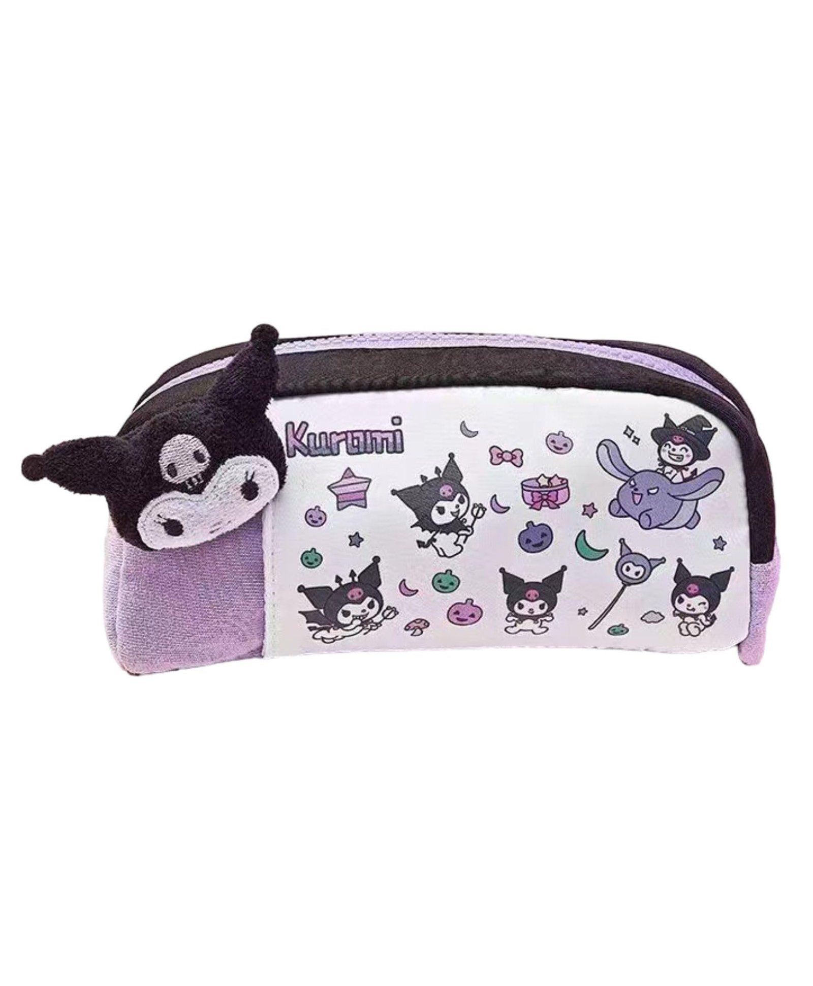 FunBlast Cartoon Design Multipurpose Pencil Pouch for KidsPurple-picture-27