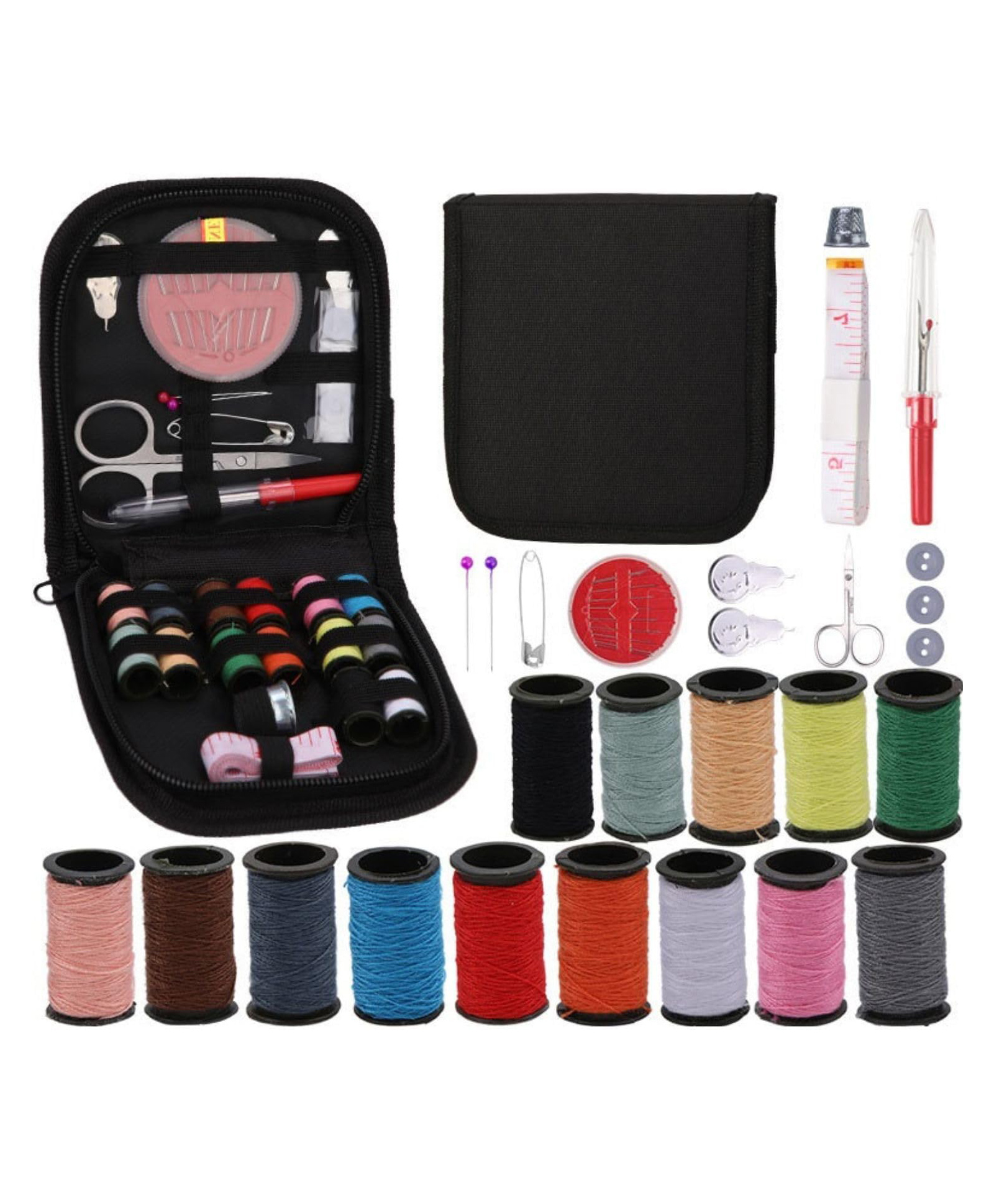 FunBlast Small & Portable Sewing Kit for Home10 Pcs Multicolor-image-36