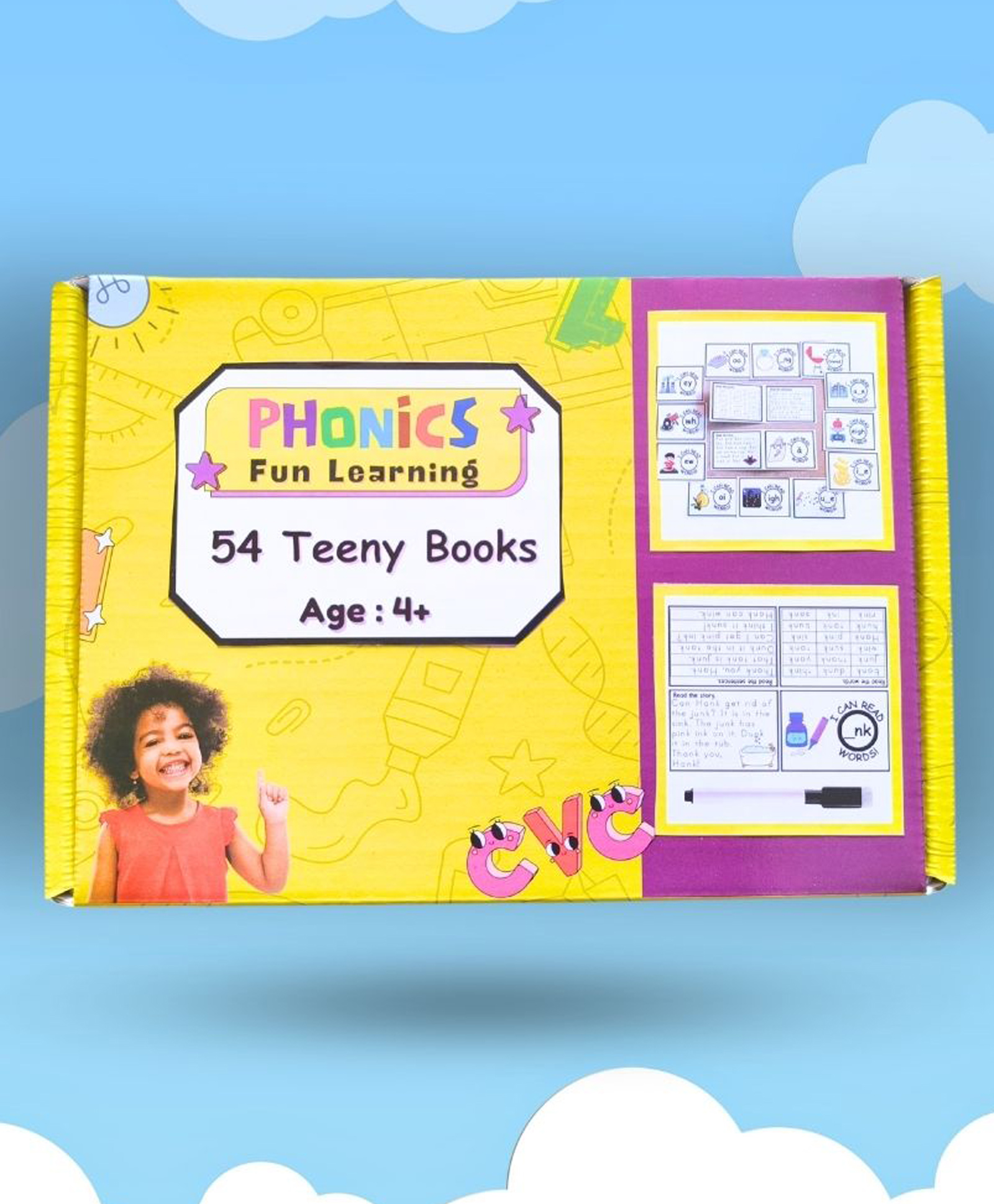 edustar Phonics Fun Learning (54 Teeny books) - Miniature Reading Books for Kids 4+ Ignite a Love for Reading - English-picture-15