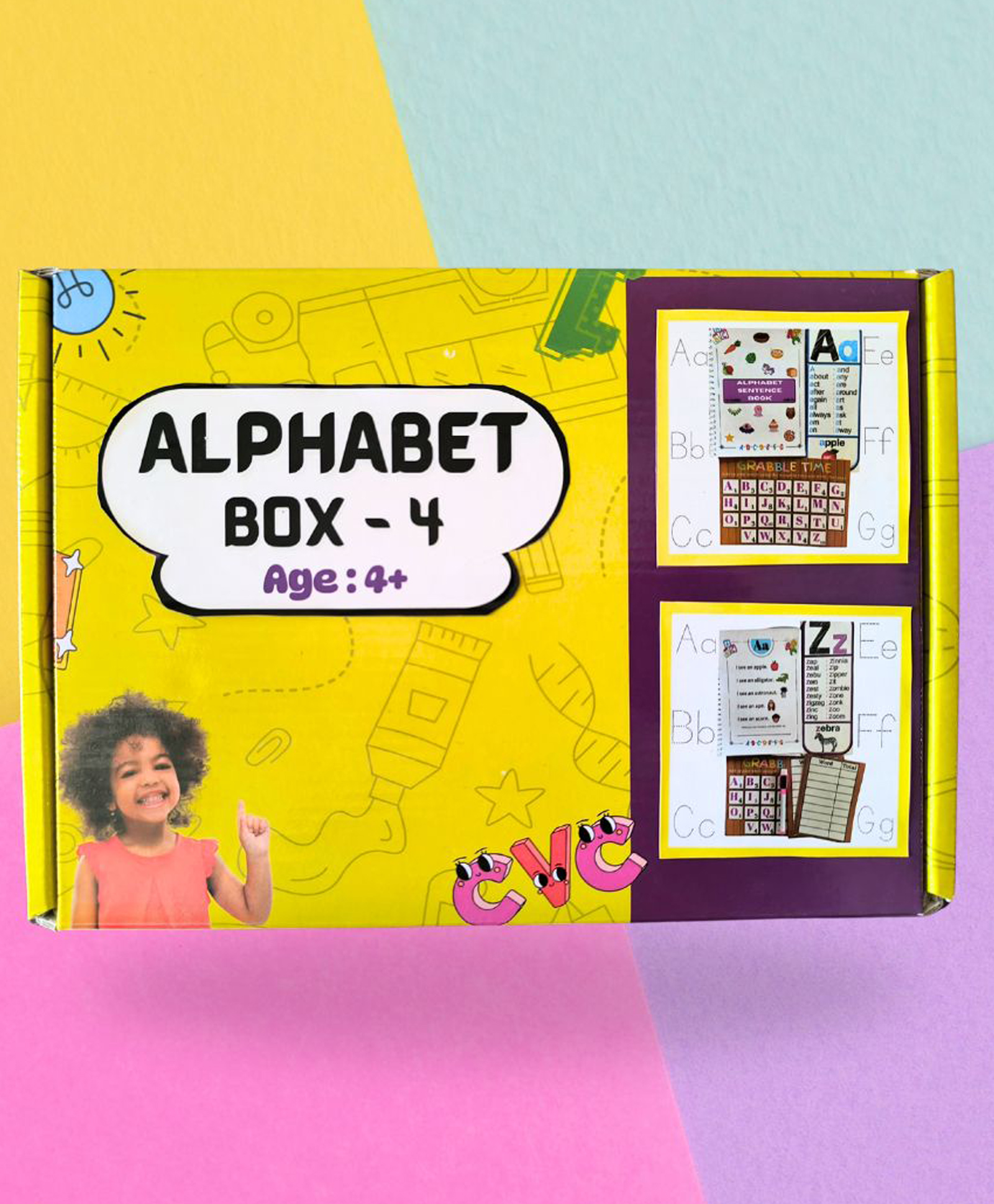 Alphabet Box 4 - Engaging Alphabet Recognition Set for Little Learners - English-image-36