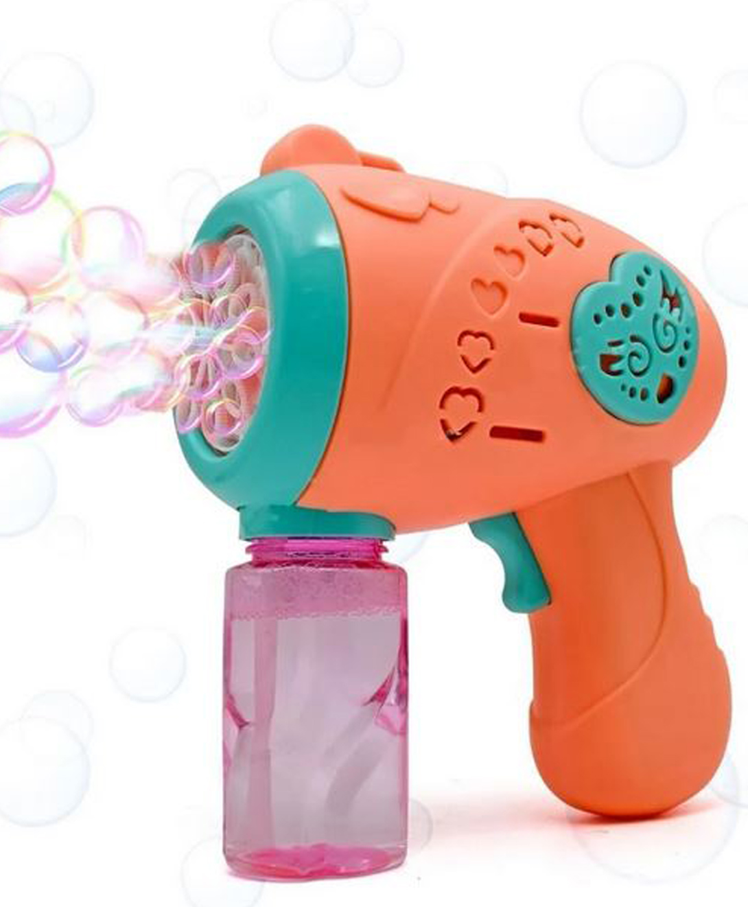 INPOUT Bubble Gun Machine Toy for Kids with Bubble Solution Indoor and Outdoor(Color may vary)-image-27