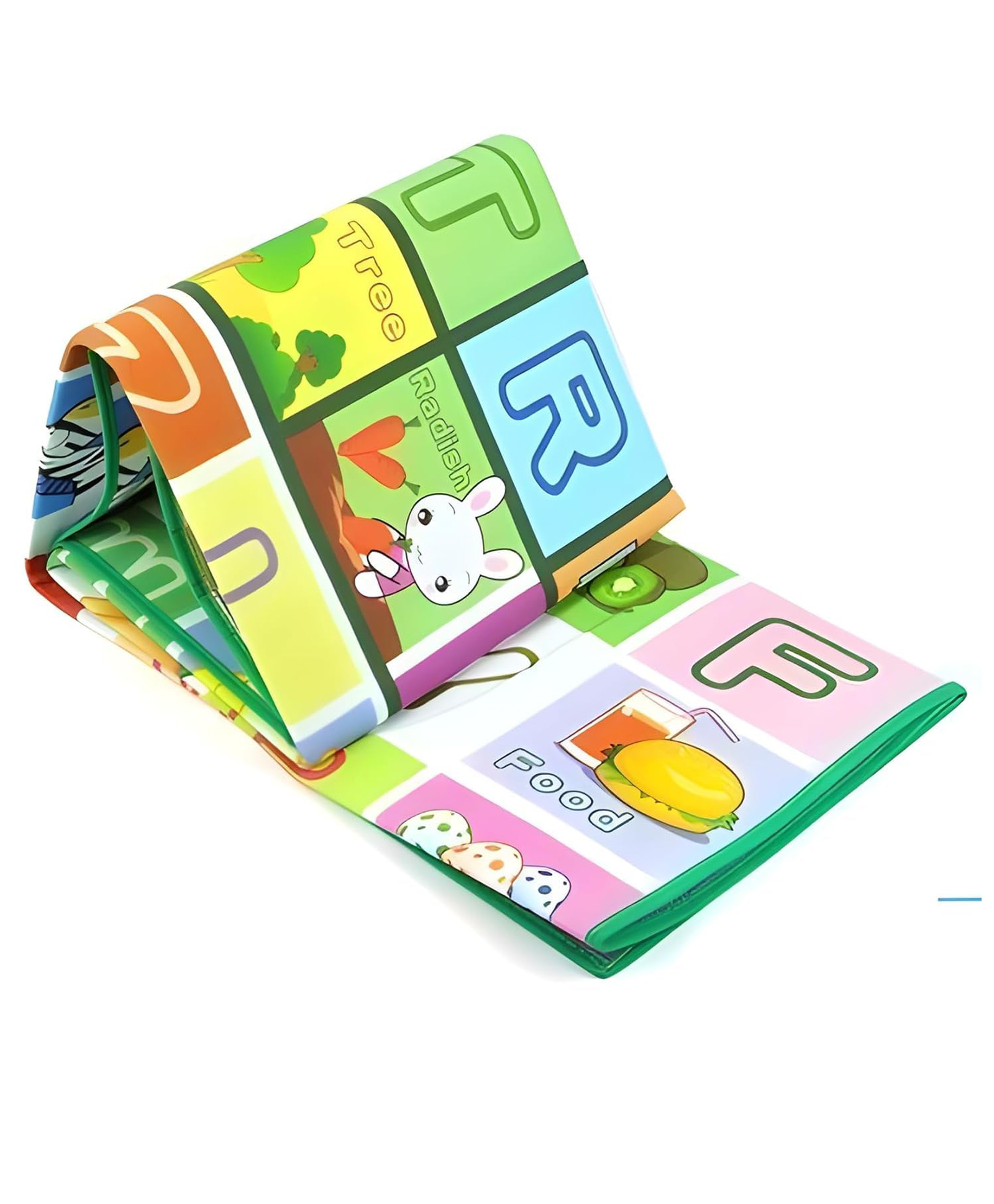 INPOUT Double Sided Water Proof Reversible Play Mats for Kids,Baby Carpet for Crawling Baby(color may vary)-picture-17