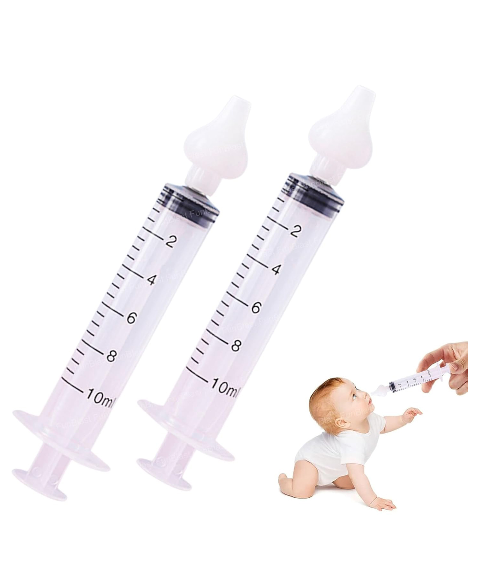 FunBlast Nasal Syringe for BabiesSet of 2 Pcs White-image-33