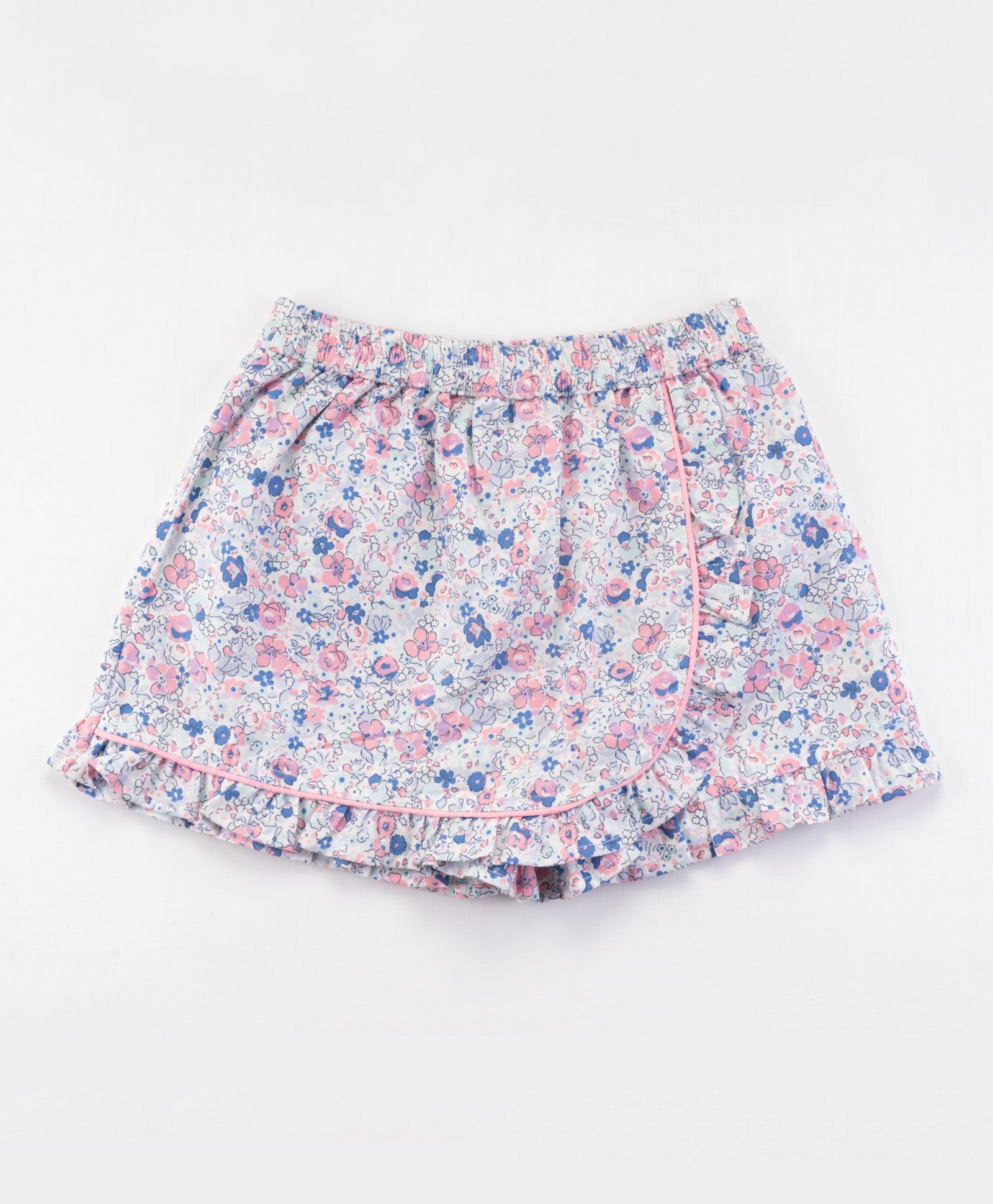 Soleilclo Cotton Floral Printed Skort - Pink-picture-23