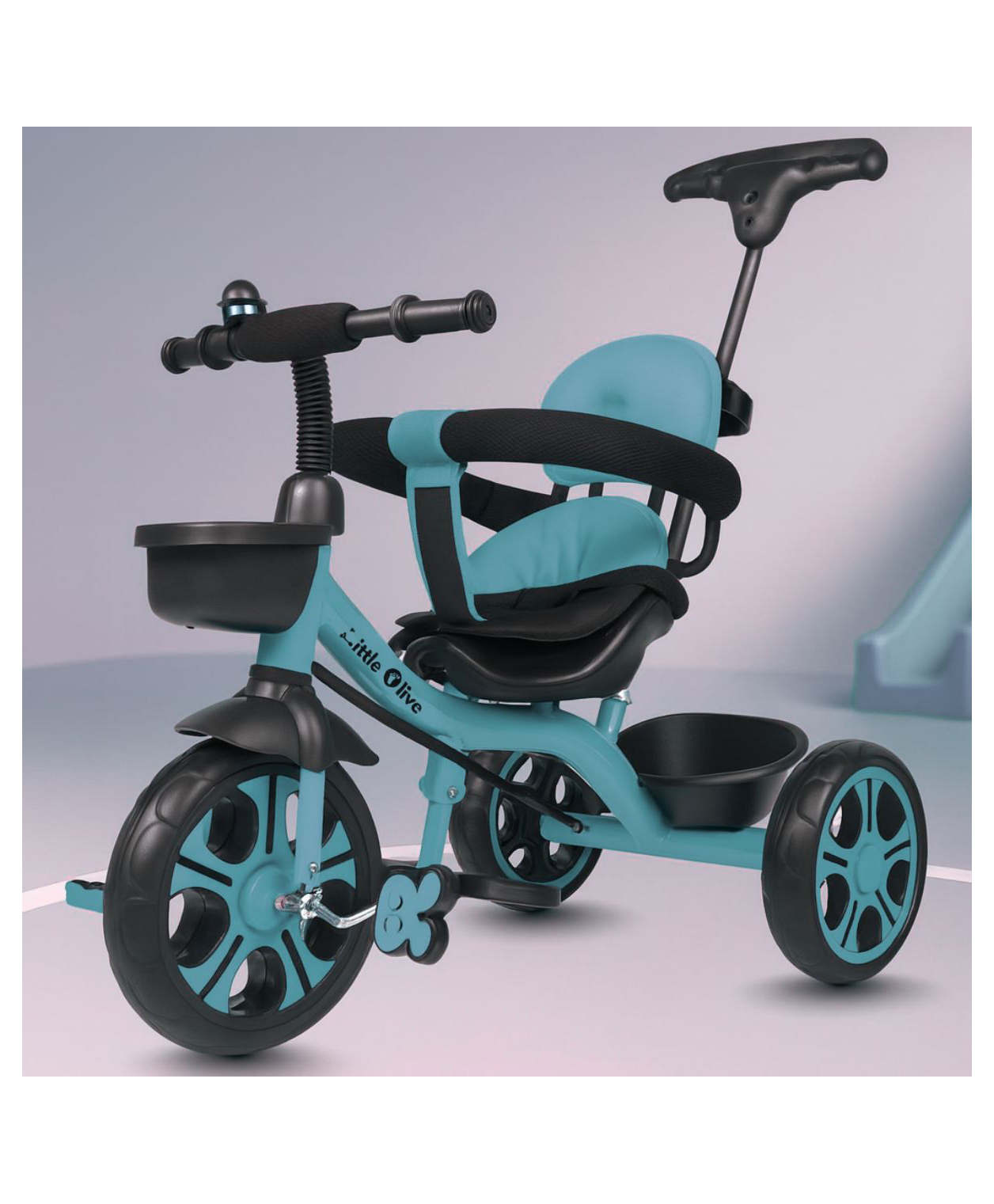 Little Olive Kids Premium Tricycle - Teal Blue