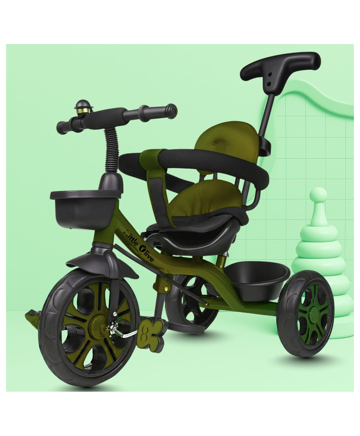 Little Olive Kids Premium Tricycle - Green