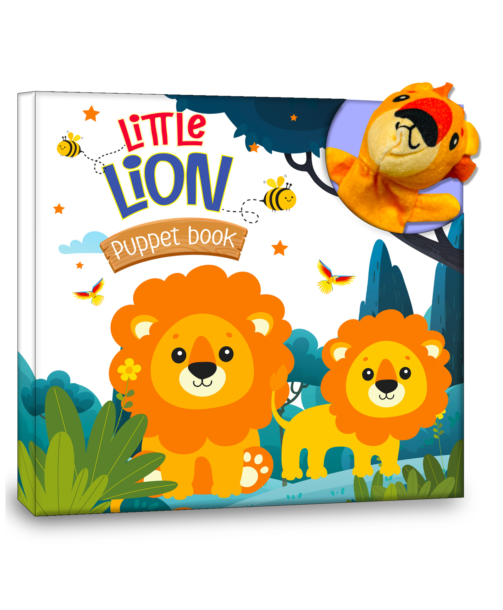 Little Lion Story Board Book with Finger Puppet - English-image-38